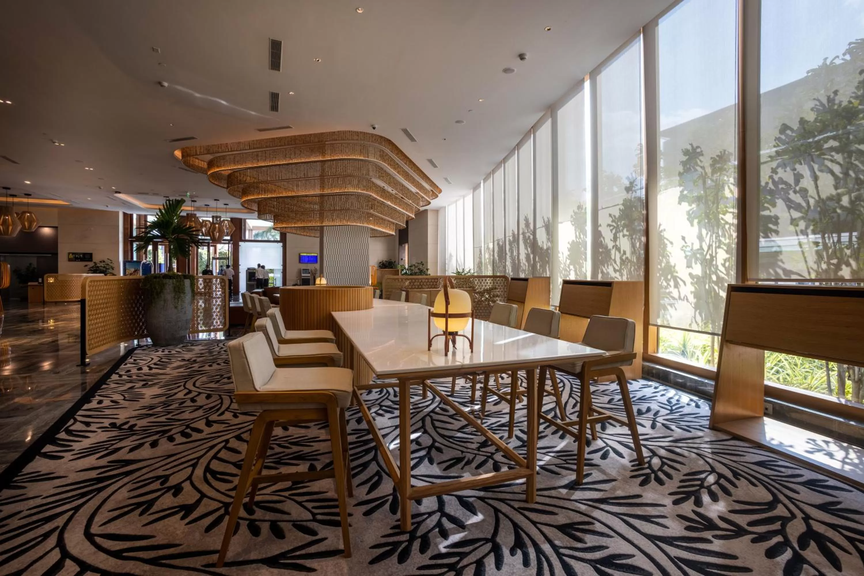 Lobby or reception in Novotel Hyderabad Airport