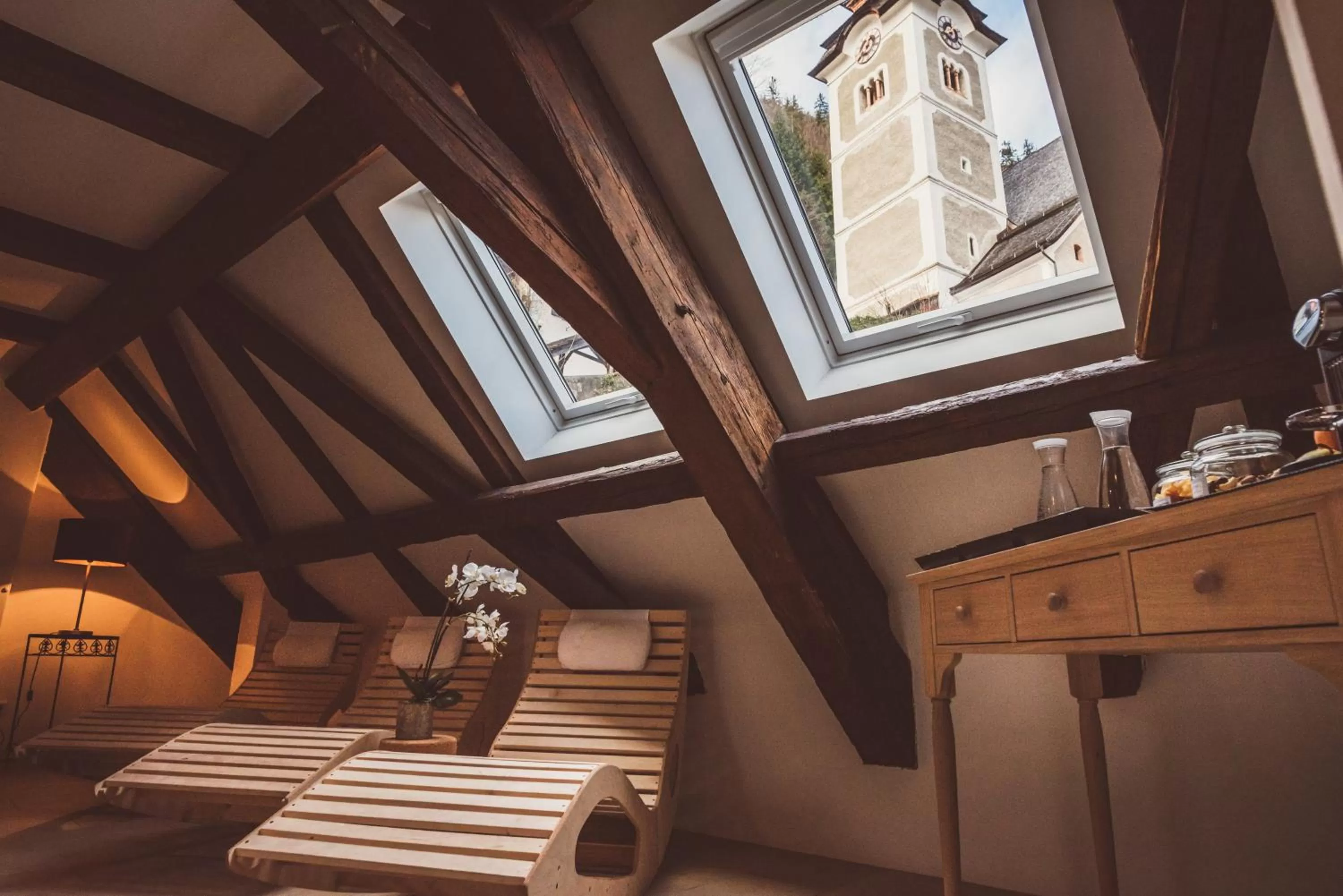 Sauna in Heritage Hotel Hallstatt