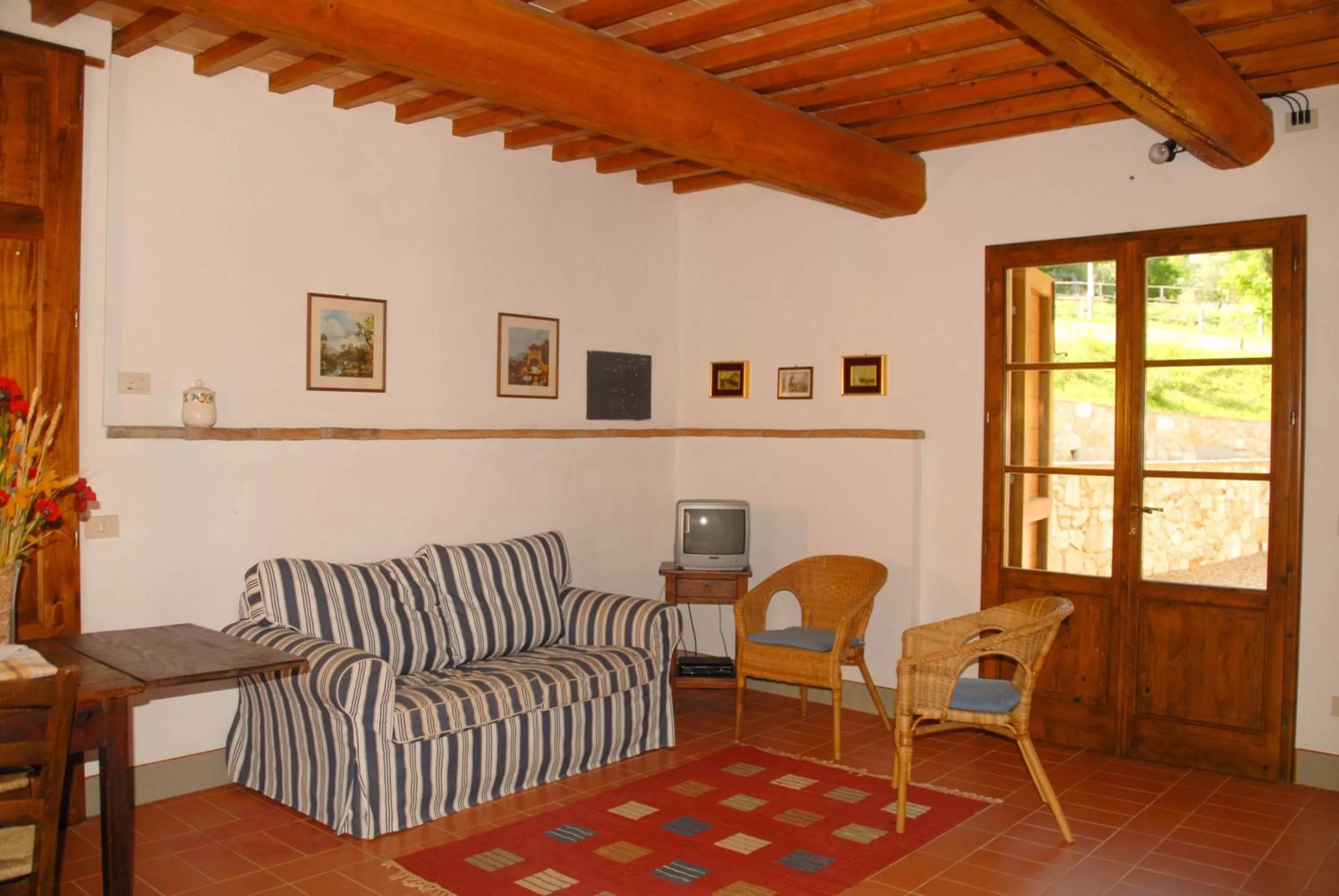 Living room in Borgo Bottaia