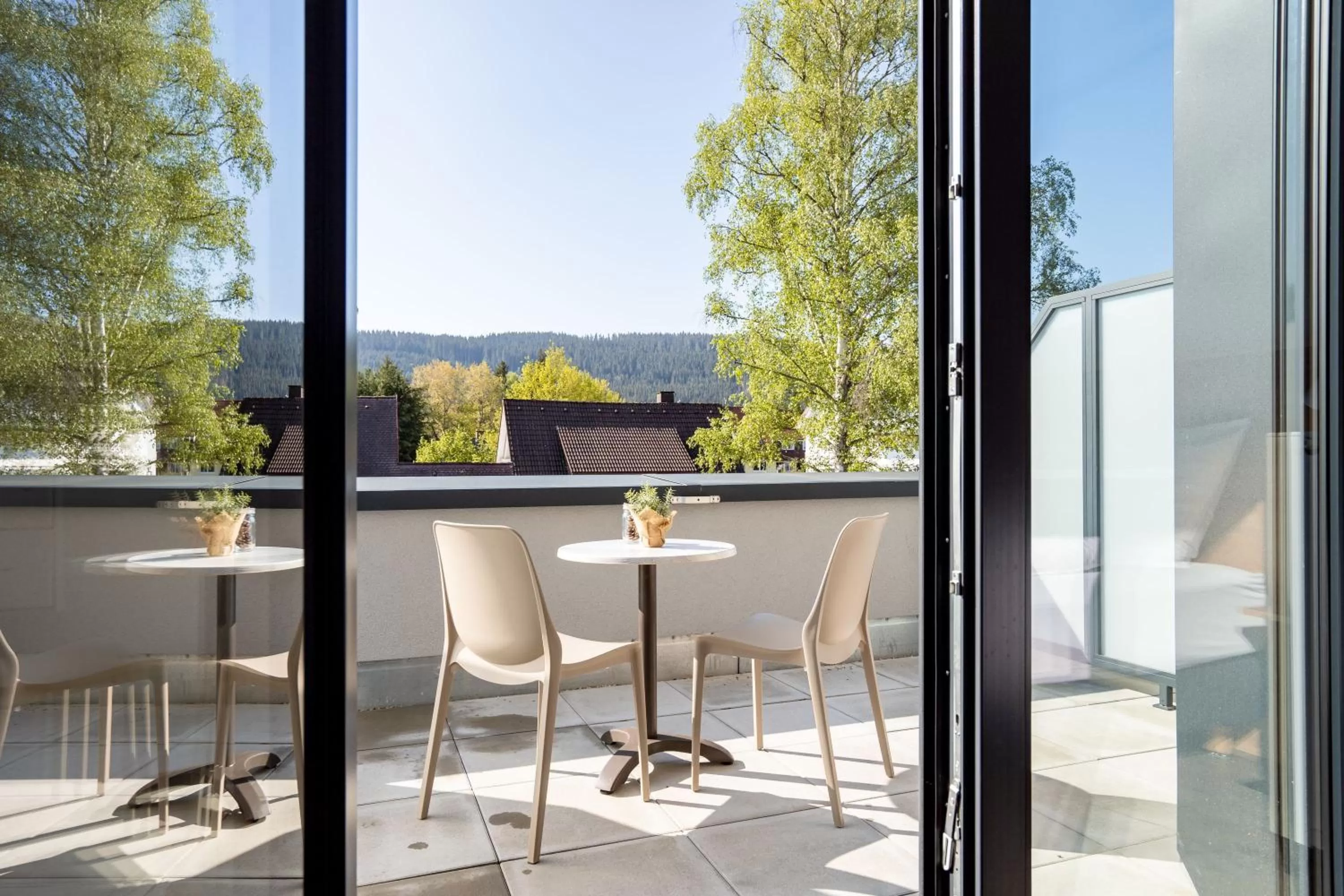 Balcony/Terrace in coucou hotel & kuckucks-stube (Titisee)