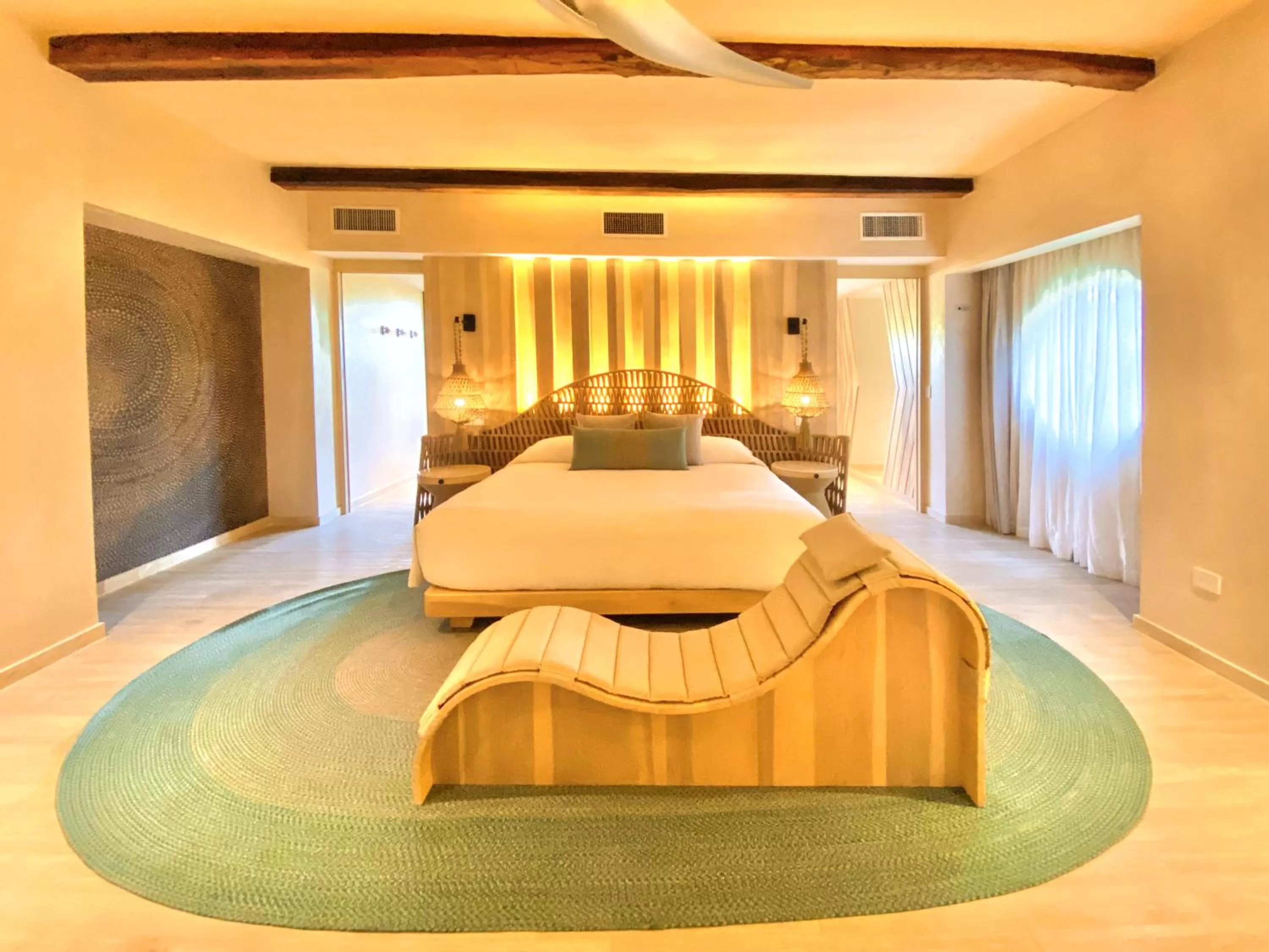 Bed in Hotel Shibari - Restaurant & Cenote Club