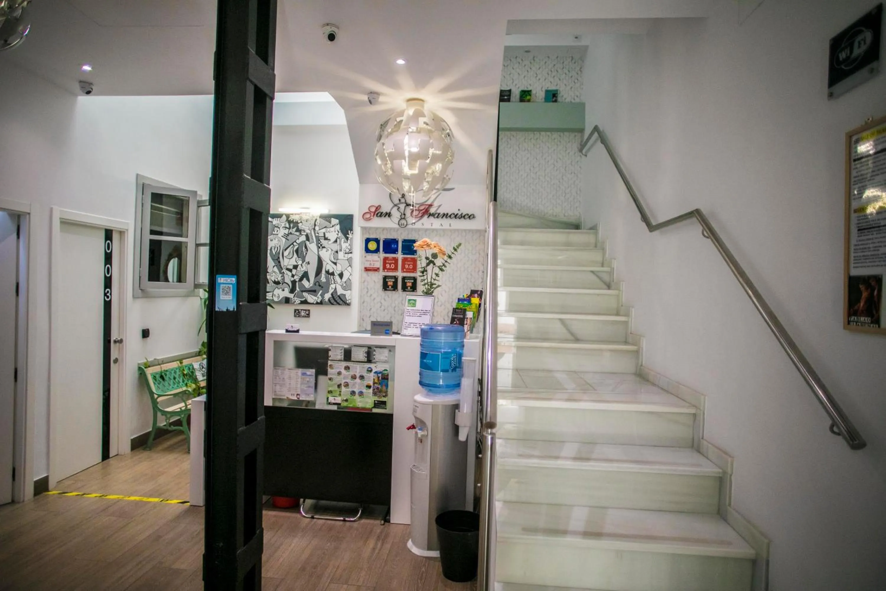 Lobby or reception in Hostal San Francisco