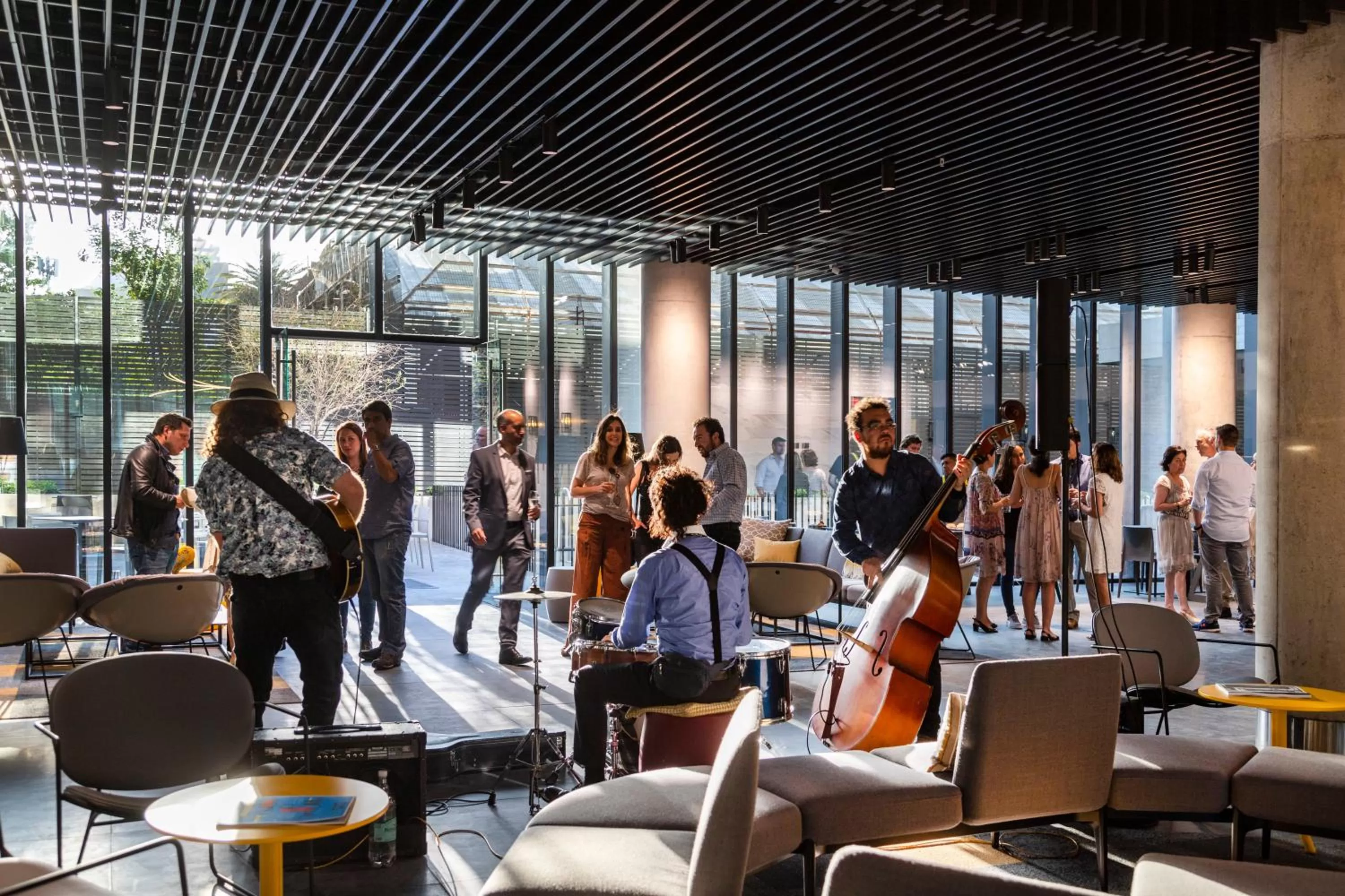 People in Ola Santiago Providencia, Tapestry Collection by Hilton