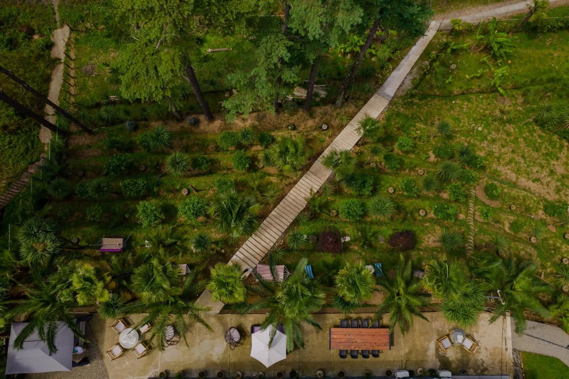 Bird's-eye View in House at the Sea