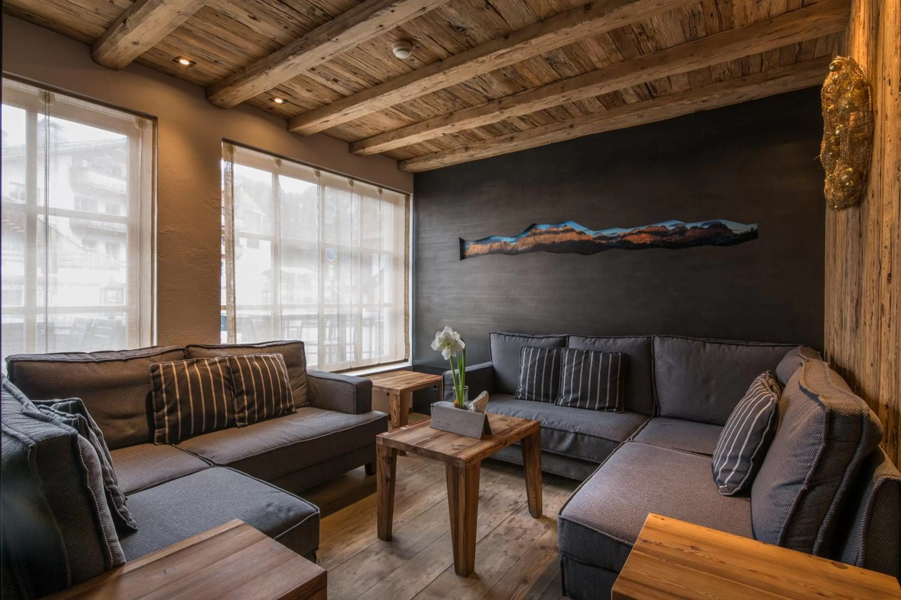 Lounge or bar in Hotel Marmolada