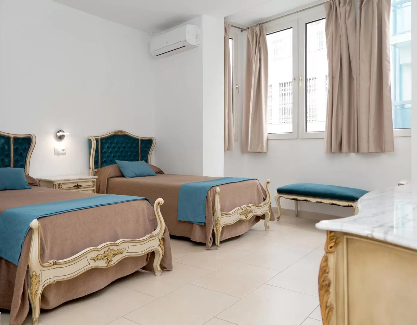 Bed in Hotel Marítimo Urban