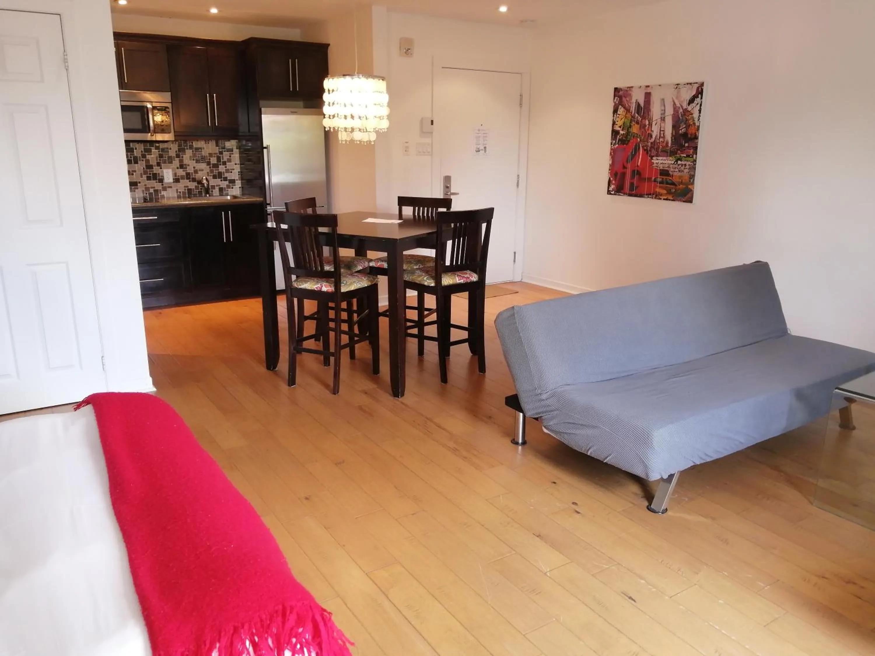 Kitchen or kitchenette in Condos Hotel Lion D'Or