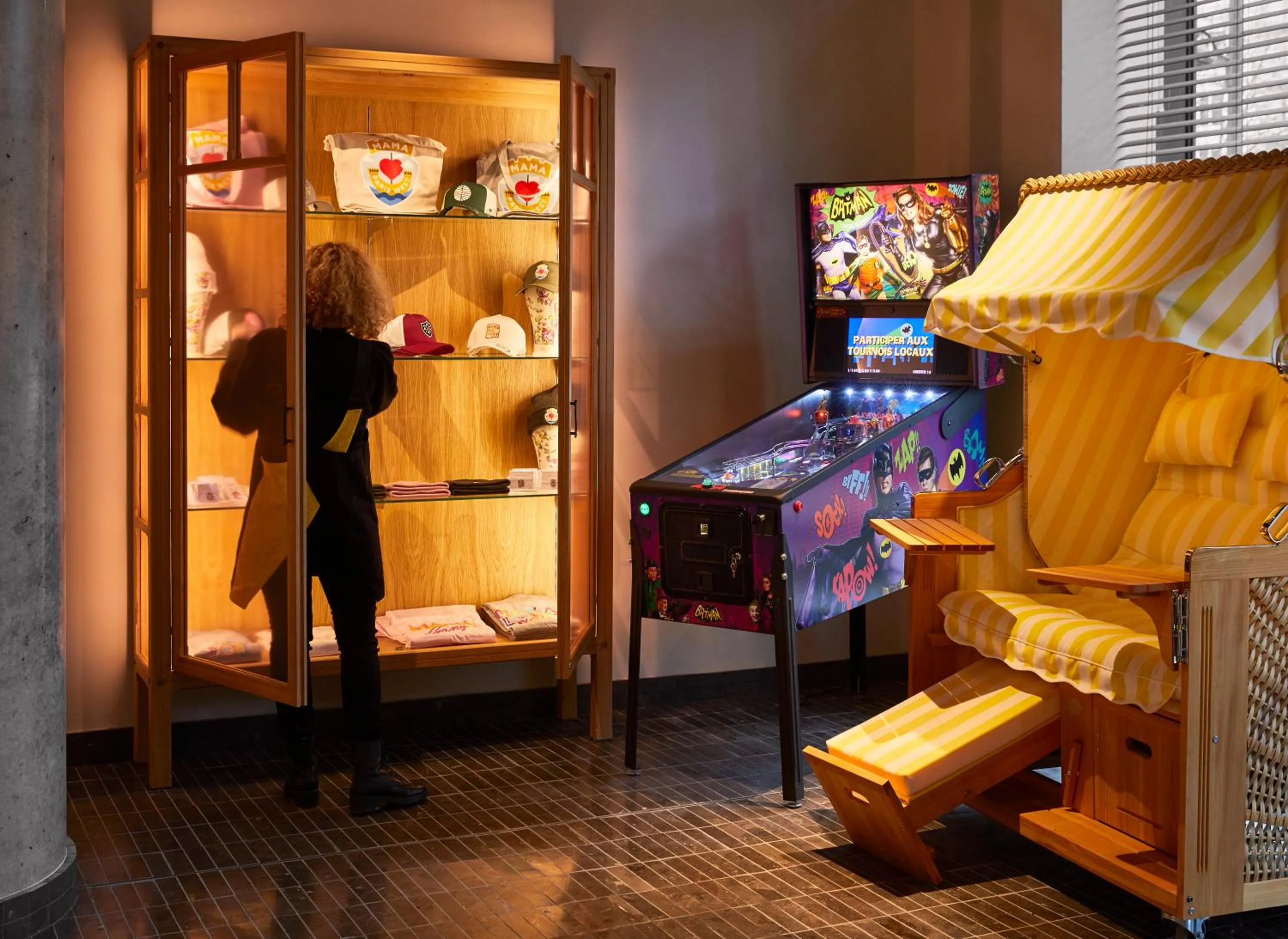 On-site shops in Mama Shelter Paris West