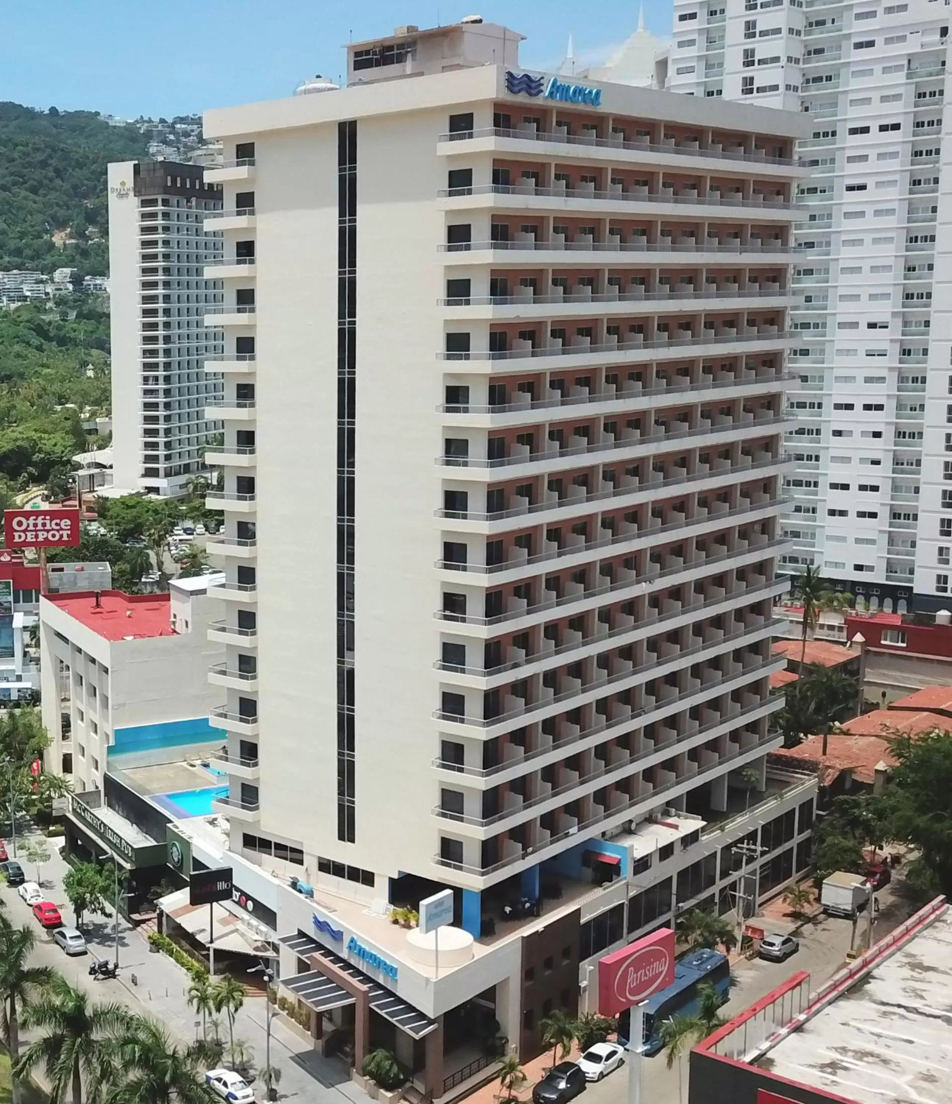 Property building in Amarea Hotel Acapulco