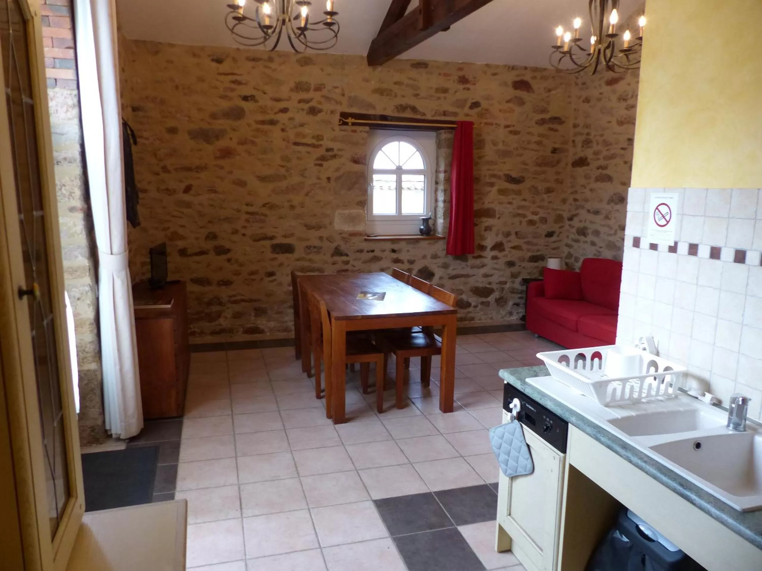 Living room in B&B Domaine de La Corbe