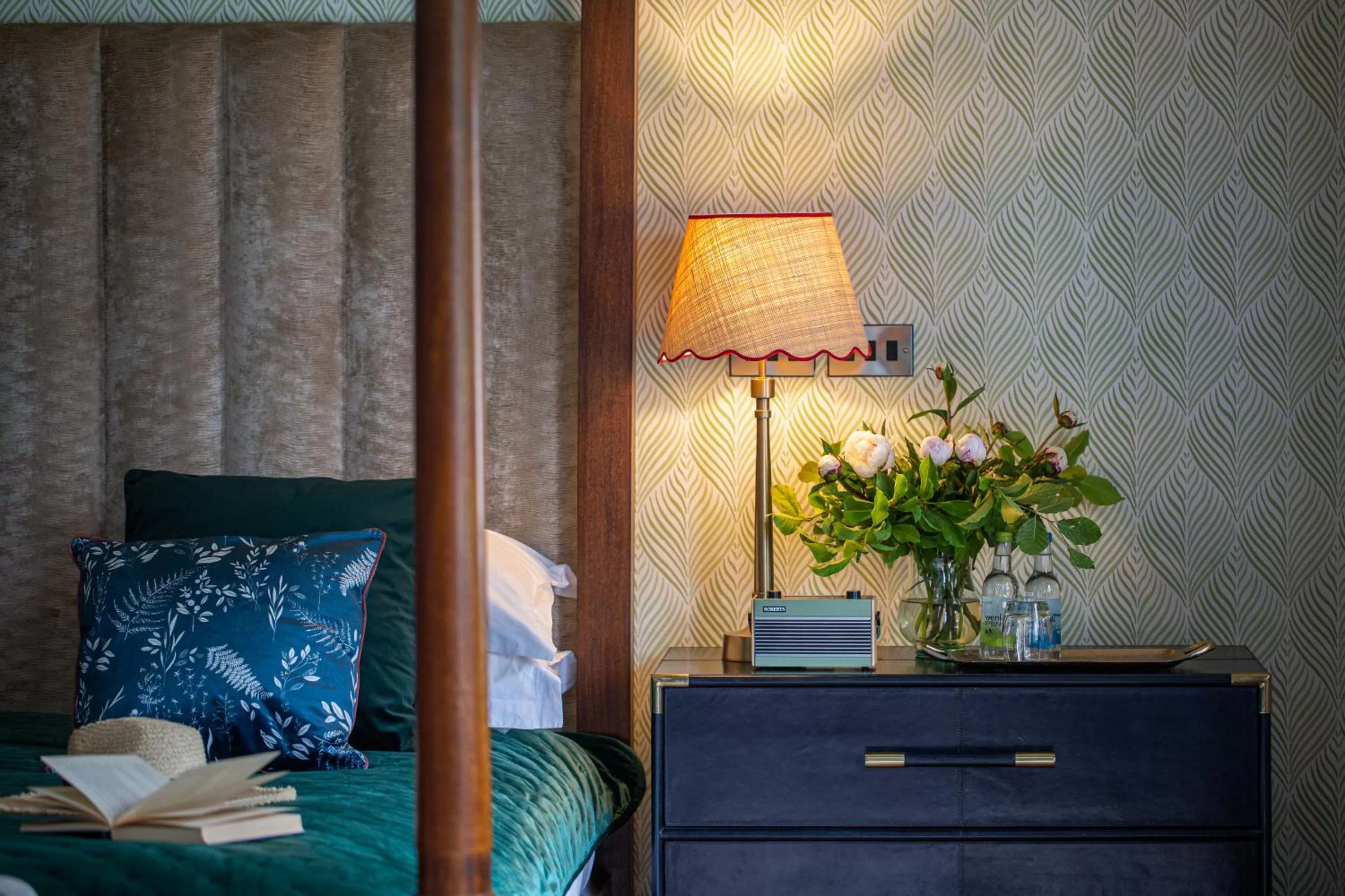 Decorative detail, Bed in Hogarths