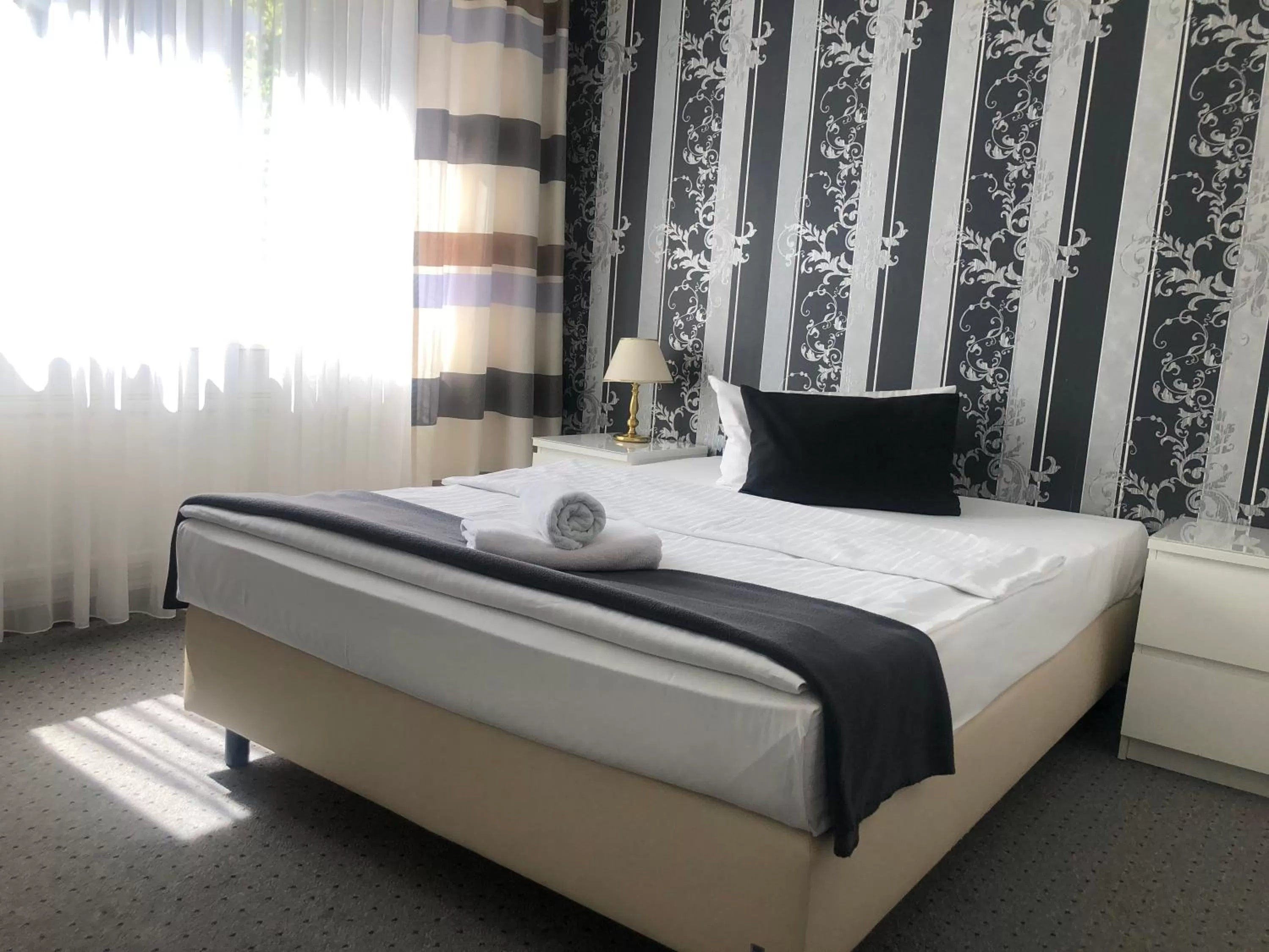 Bed in Hotel Royal Hanau