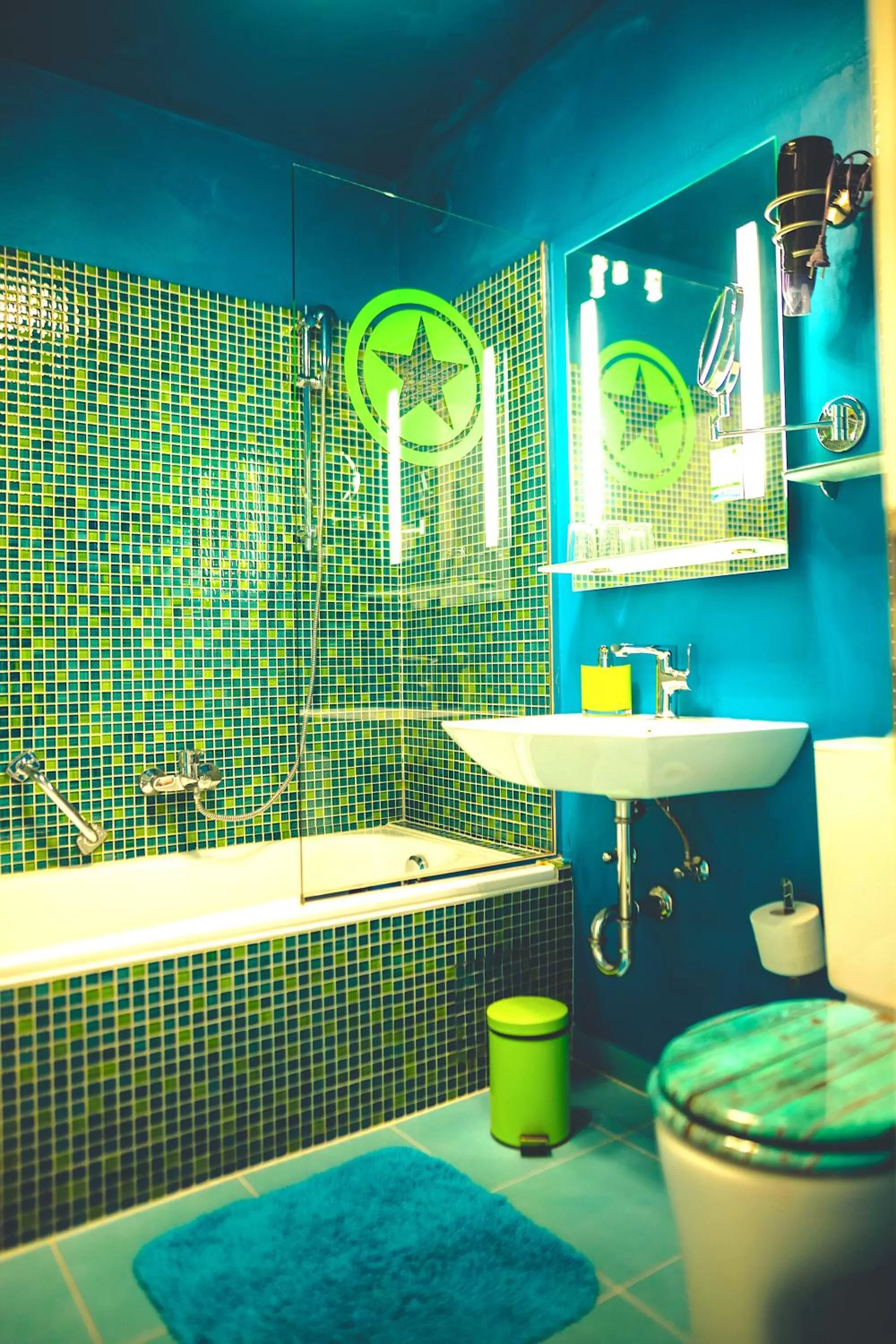 Bathroom in Das Hotel Stern 24h self-check-in