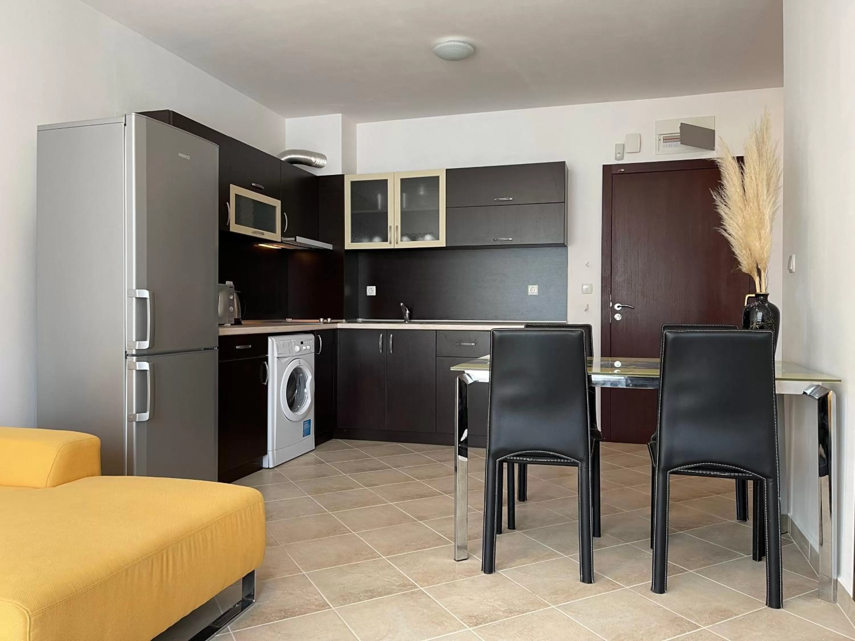 Kitchen or kitchenette in Ravda Family Resort. Park&Sea