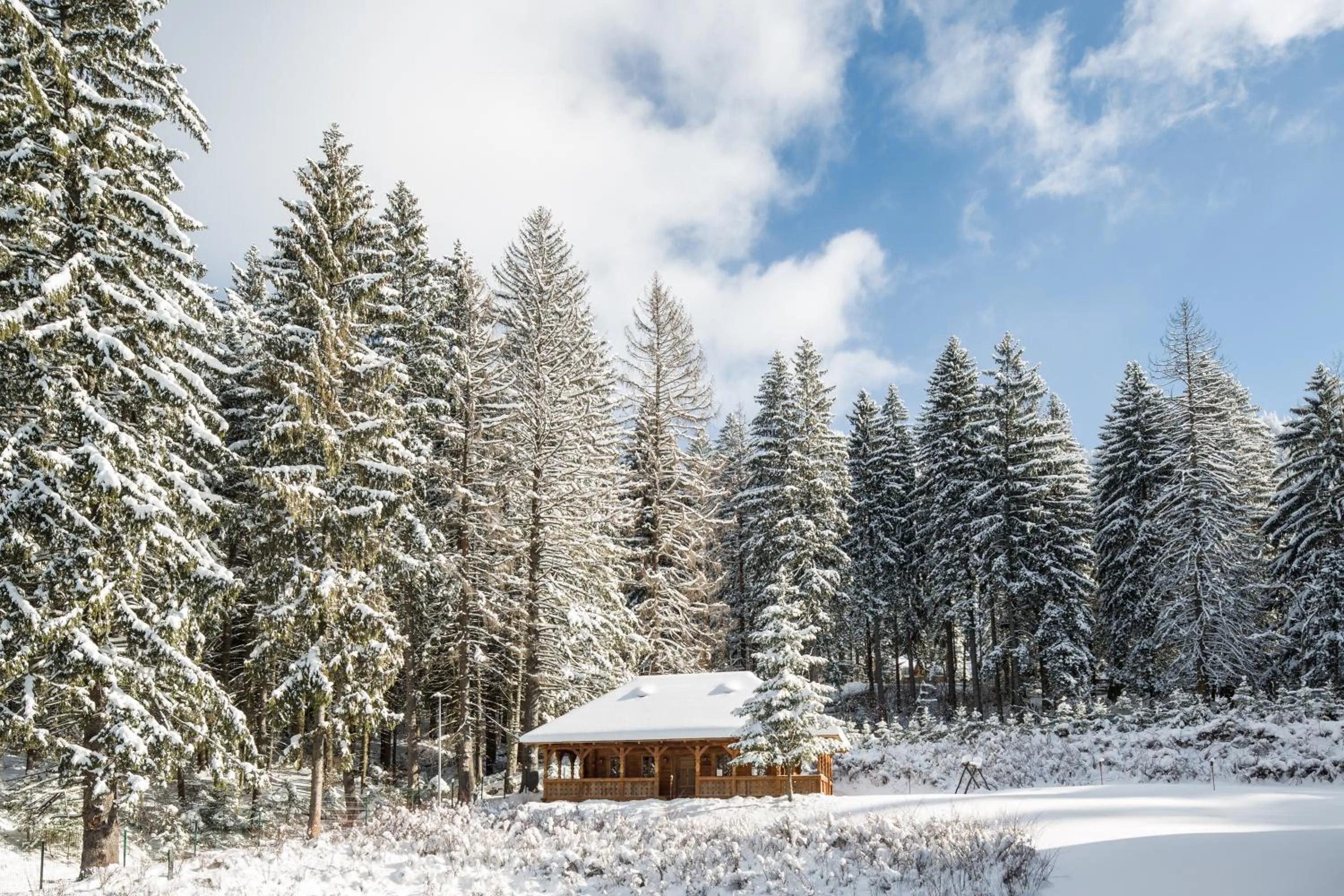 Patio in Teleferic Grand Hotel