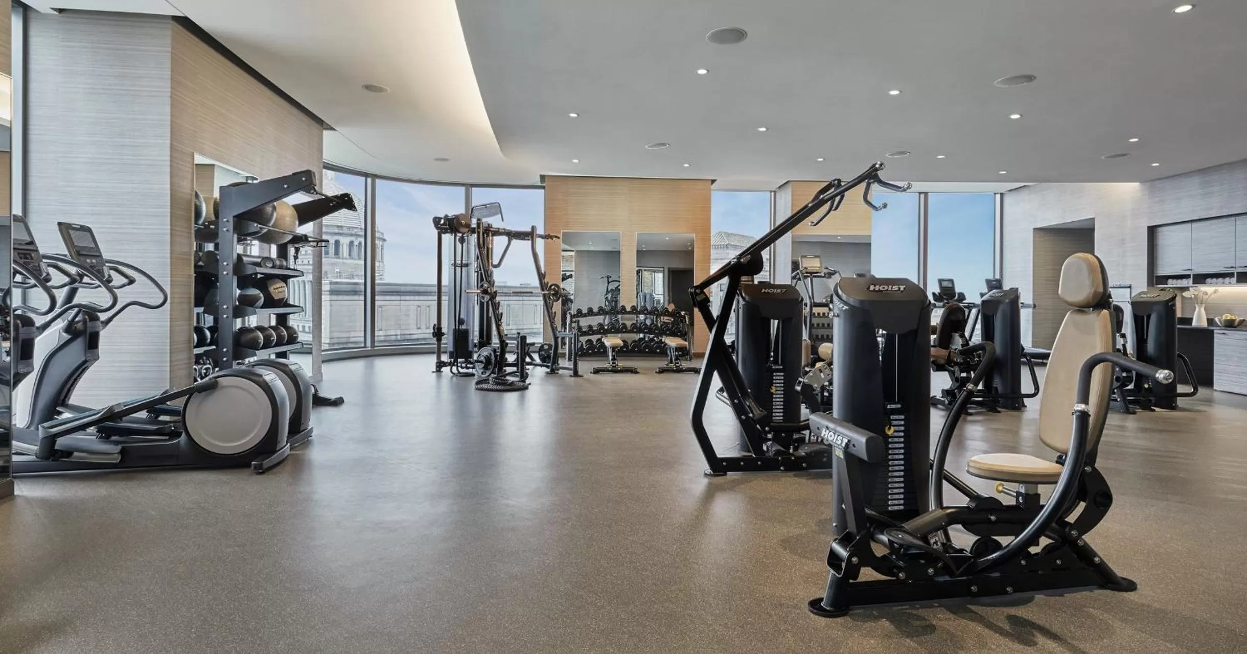 Fitness centre/facilities in Four Seasons Hotel One Dalton Street, Boston