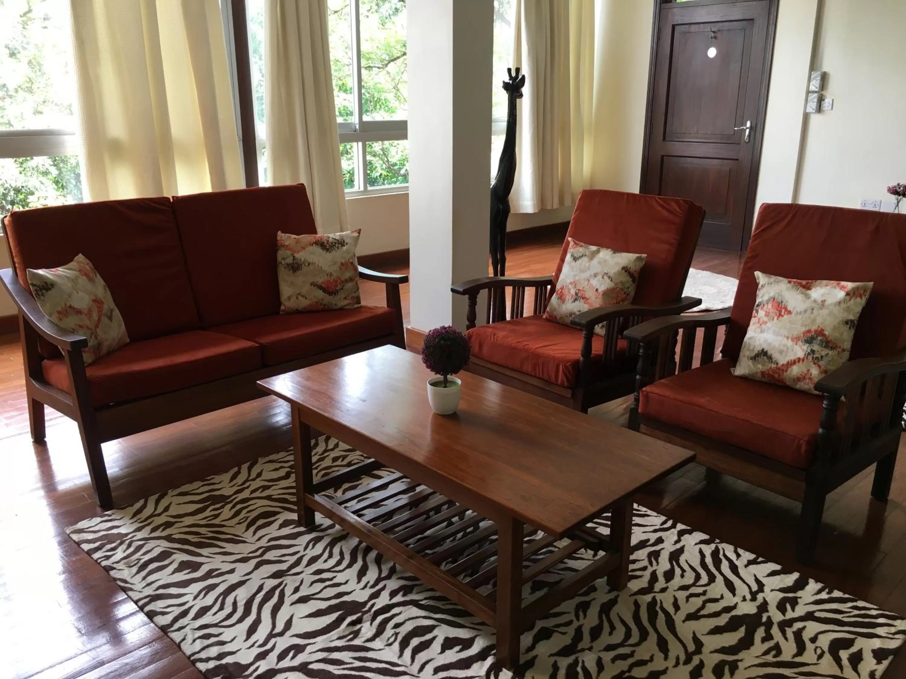 Seating Area in Bristol Cottages Kilimanjaro