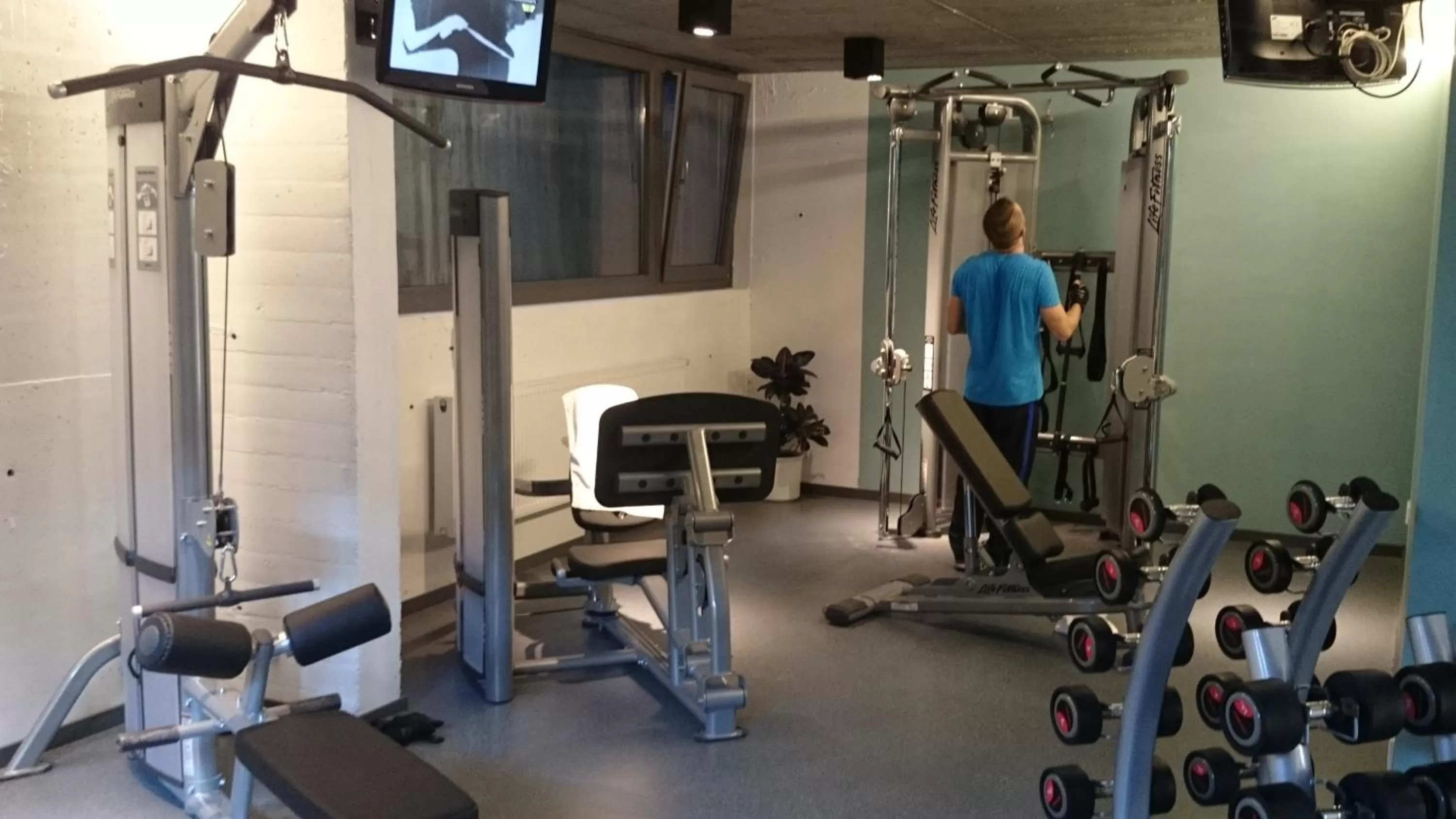Fitness centre/facilities in Das Eckert - Lifestyle Design Hotel & Fine Dining bei Basel (Grenzach)