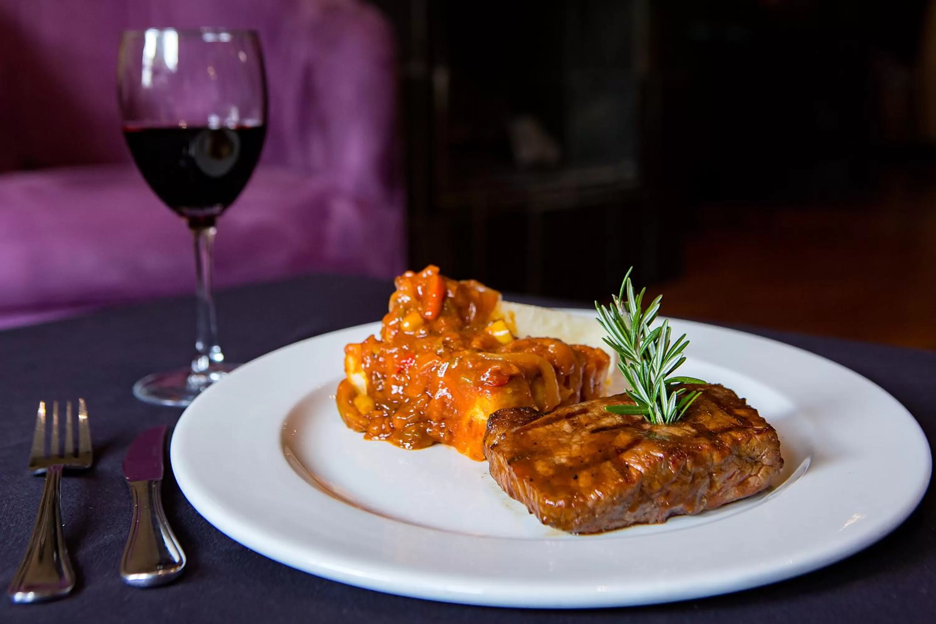 Food close-up in Cape Town Lodge Hotel