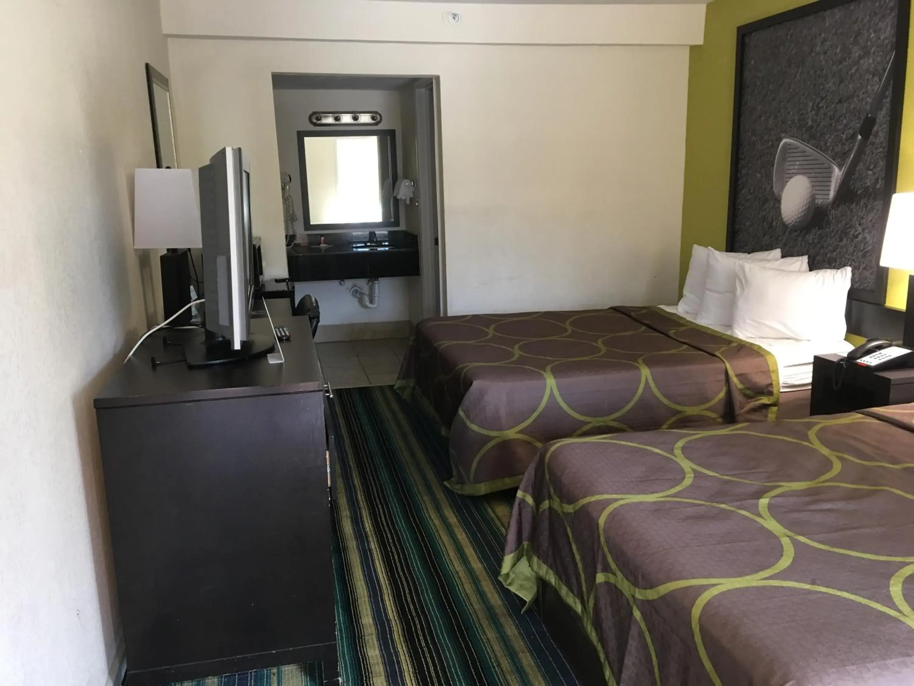 Double Room with Two Double Beds - Non-Smoking in Super 8 by Wyndham Augusta Double Room with Two Double Beds - Non-Smoking in Super 8 by Wyndham Augusta