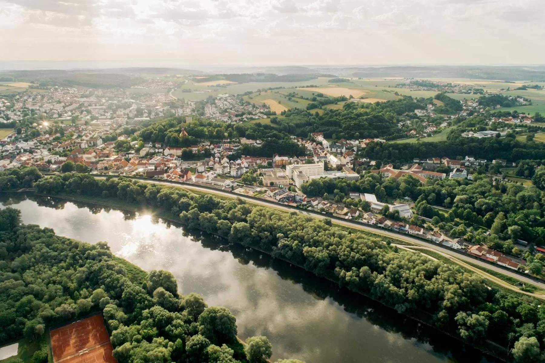 Natural landscape, Bird's-eye View in Hotel Park Cafe Reichl
