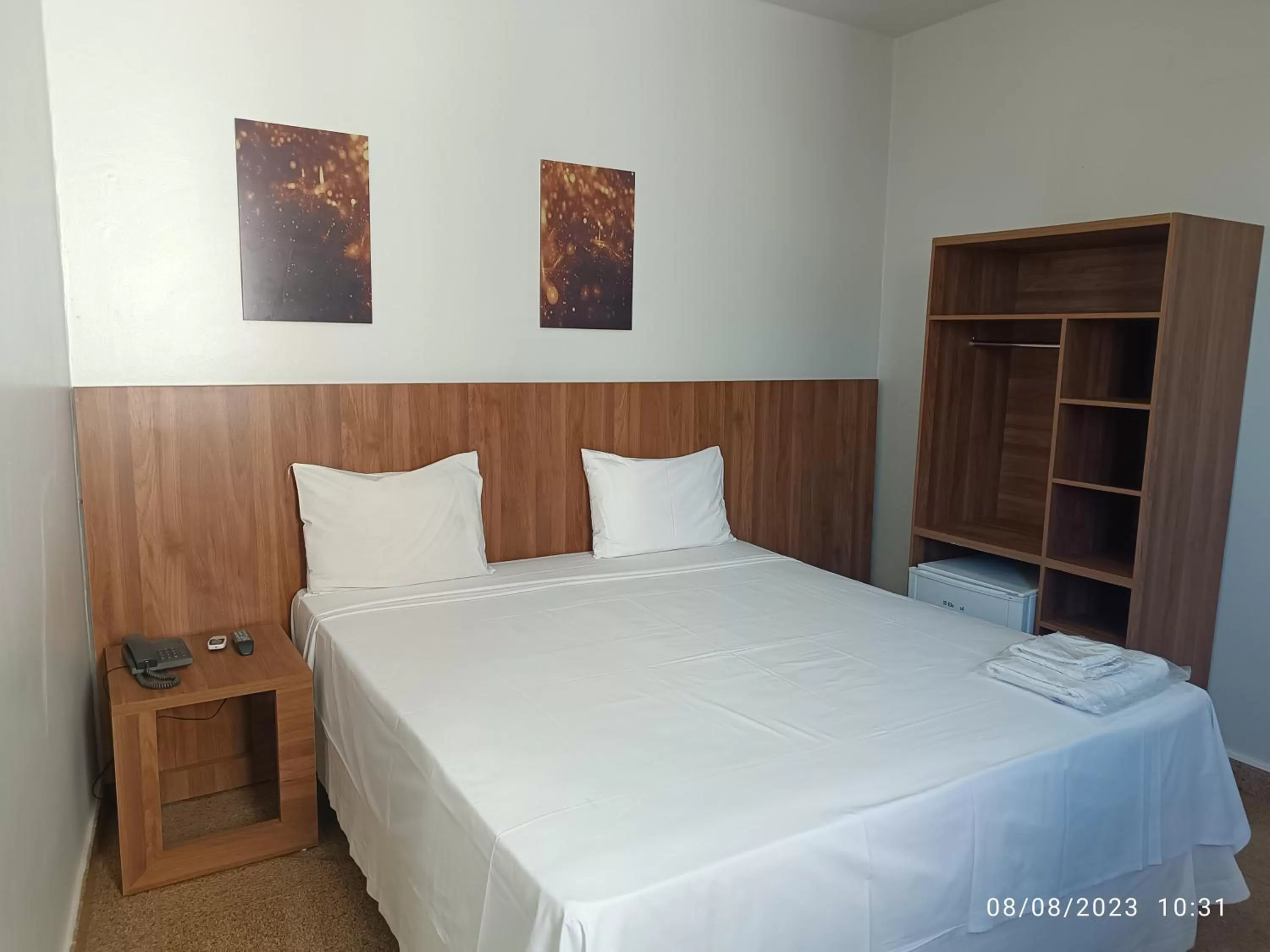 Bed in Hotel Oscar Blue Montes Claros