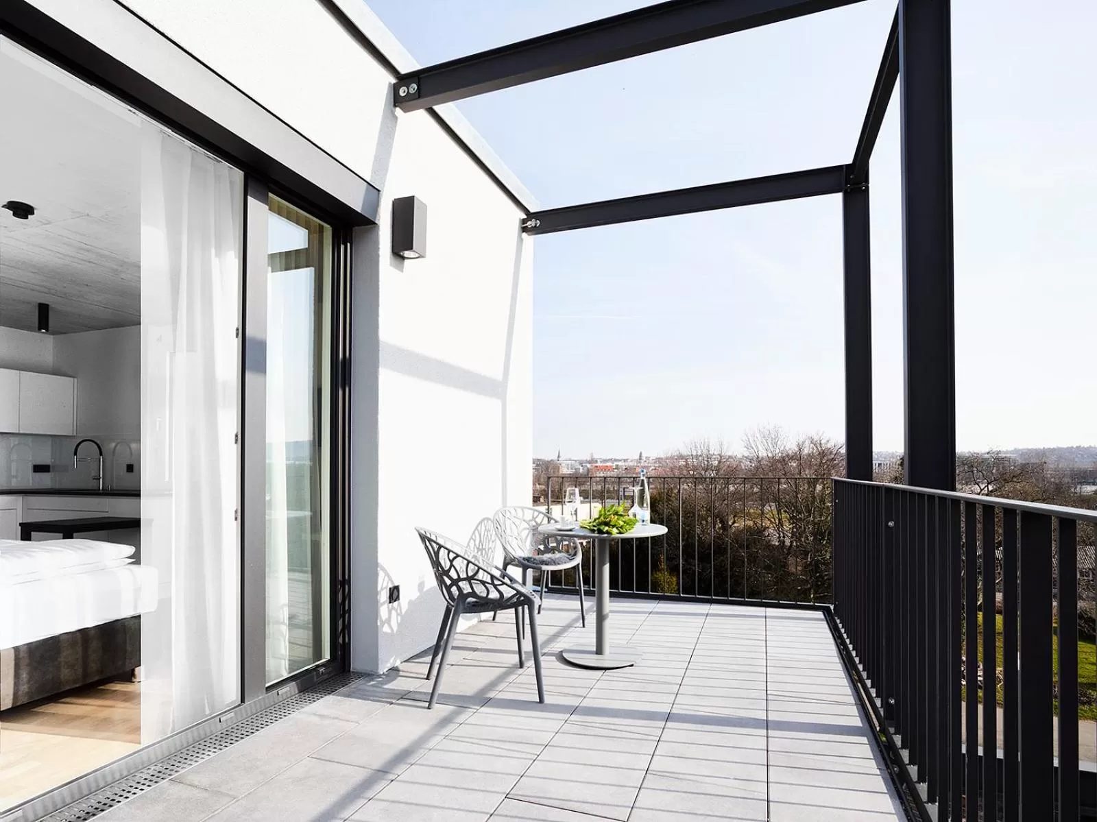 Balcony/Terrace in livisit bergapartments