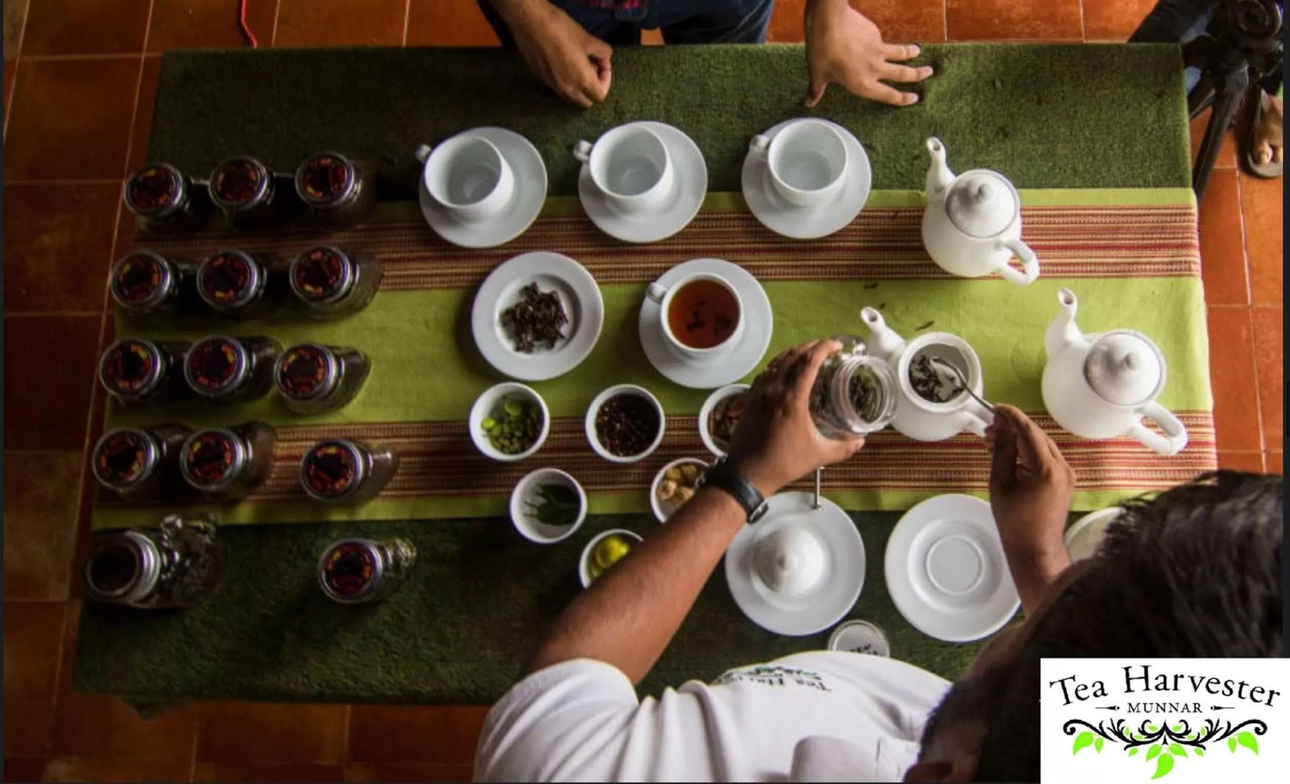 Staff in Tea Harvester