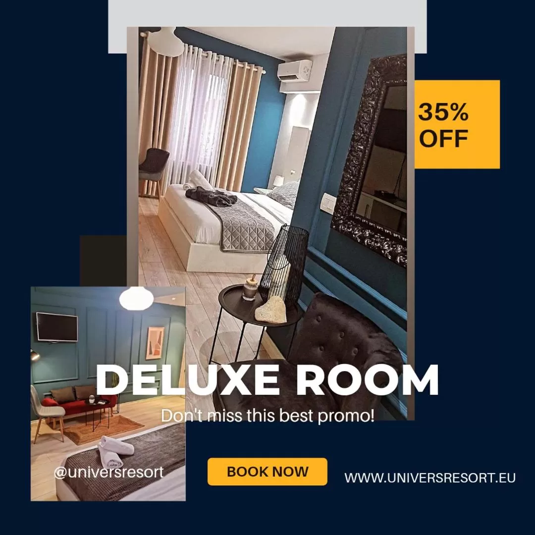 Bed in Univers Resort