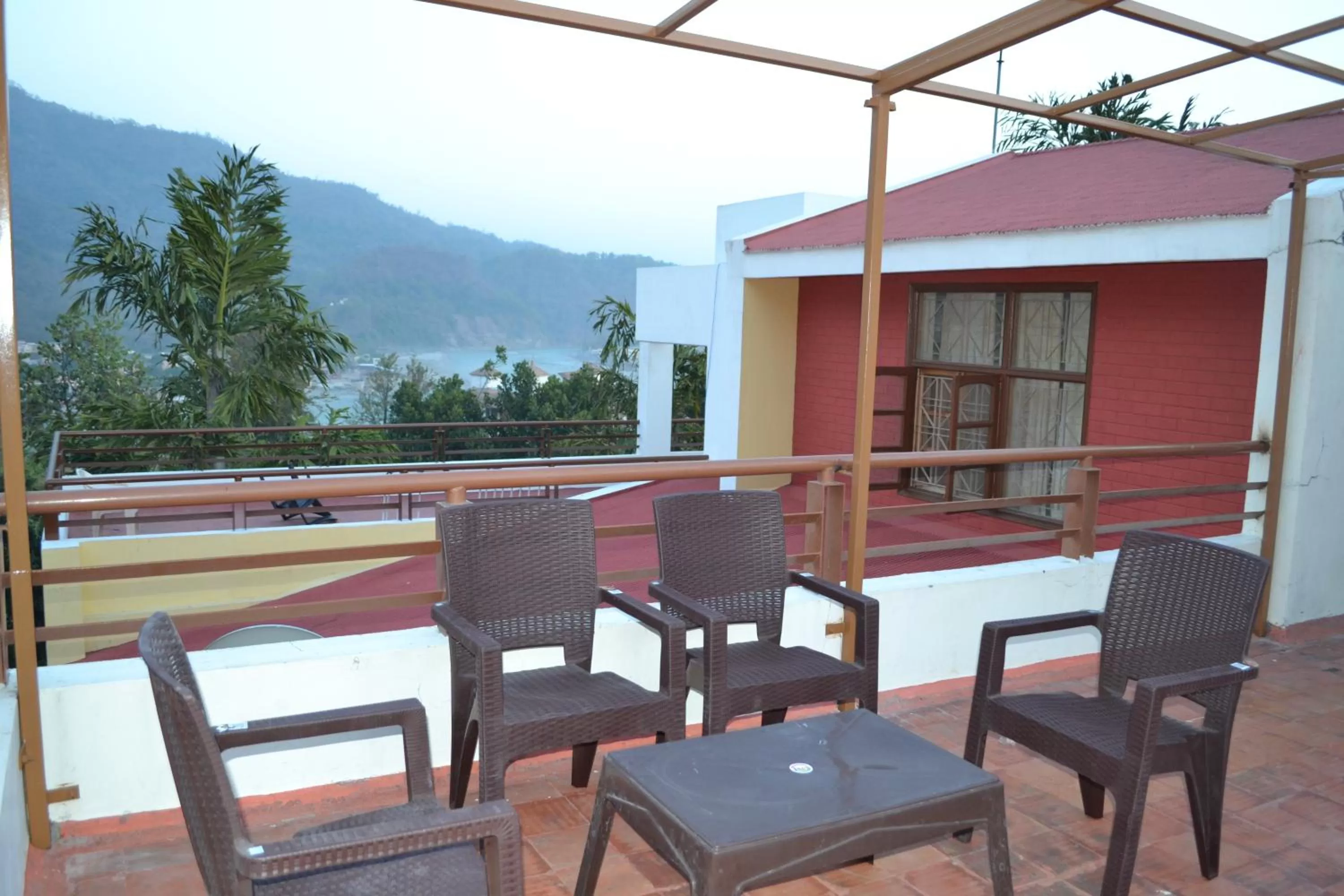 Balcony/Terrace in Raj Cottage Ganga Vatika