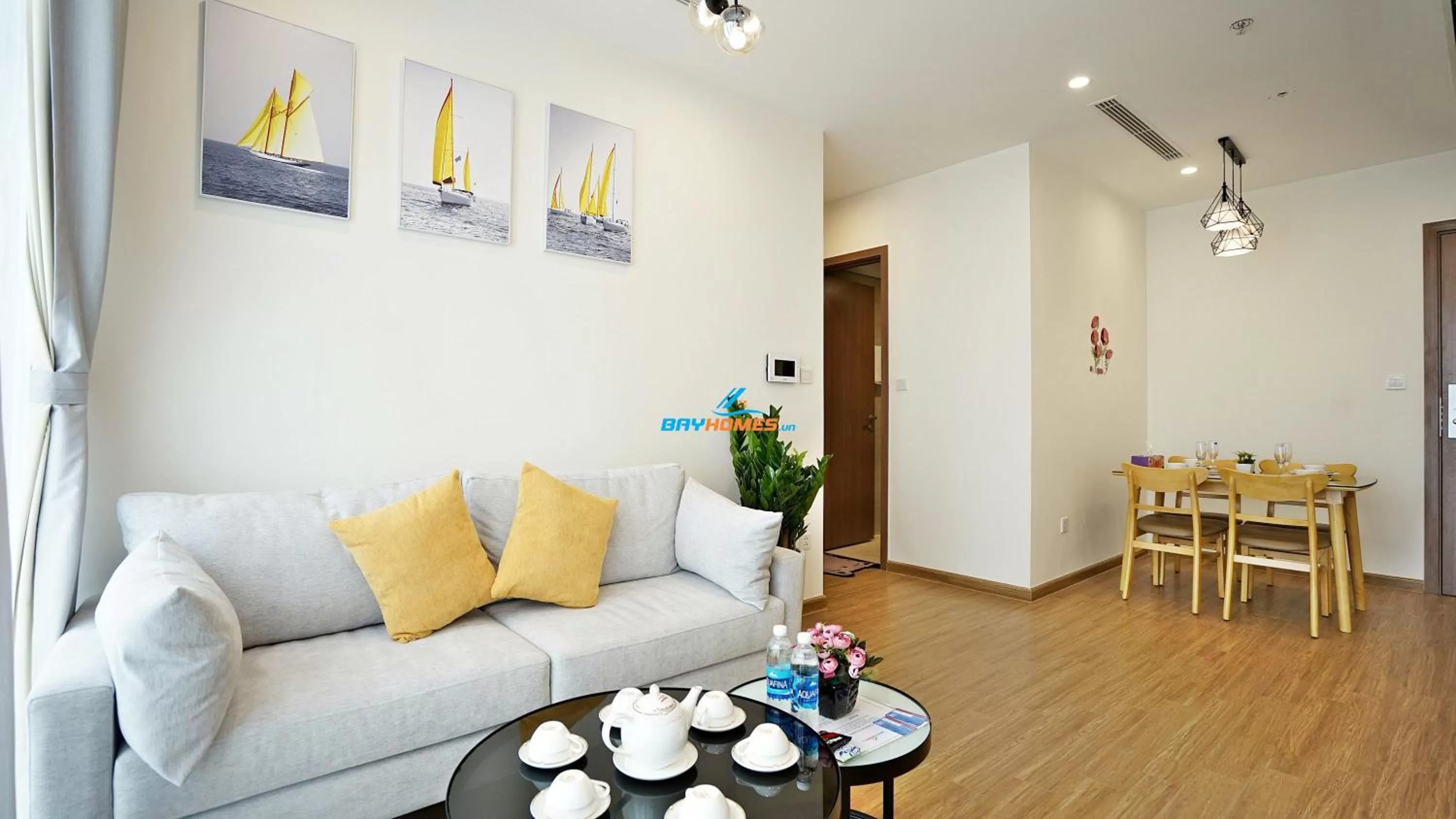 Seating Area in Vinhomes Skylake Apartment - by Bayhomes