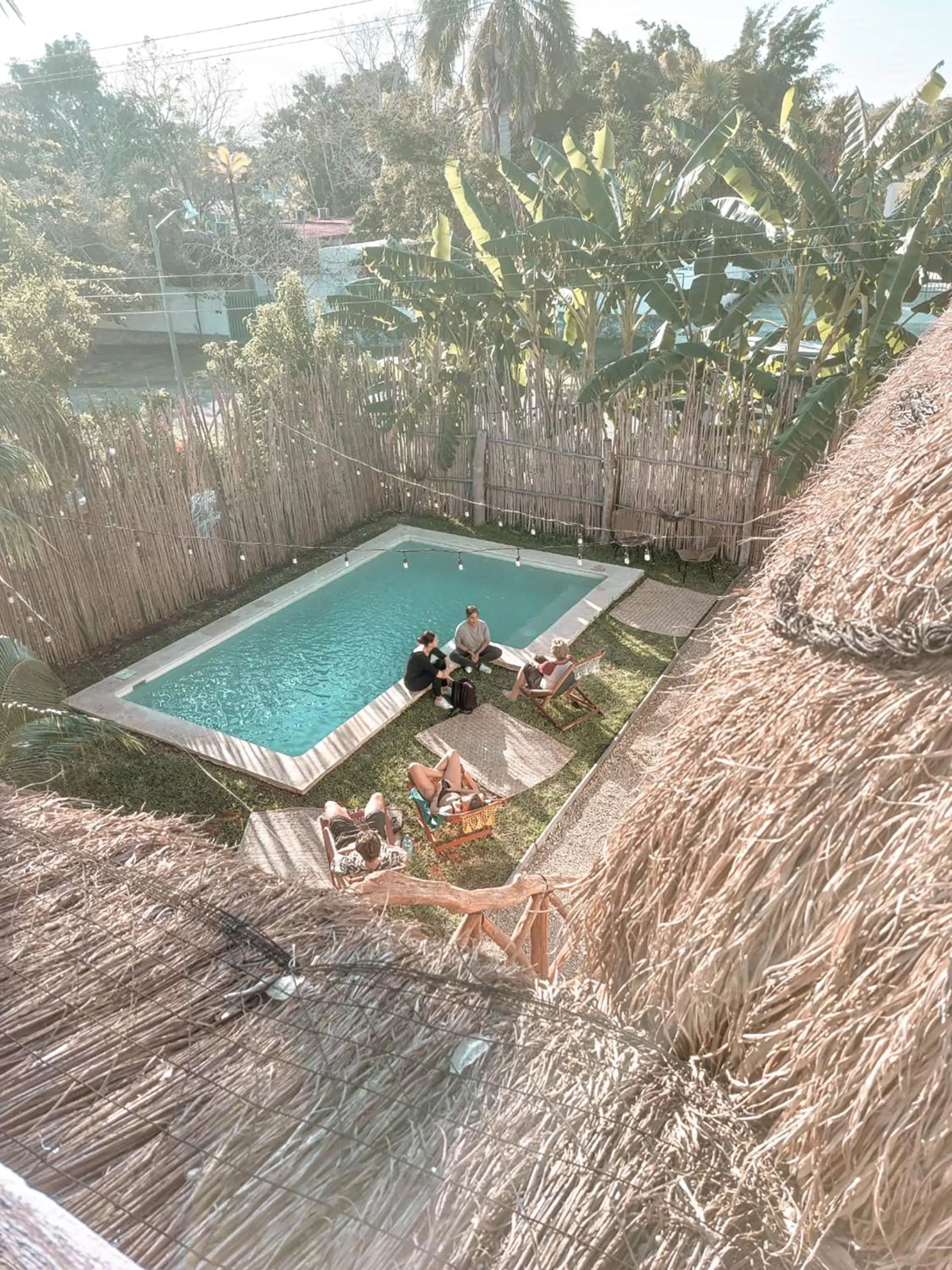 Swimming pool in Hotel Xa´an Bacalar