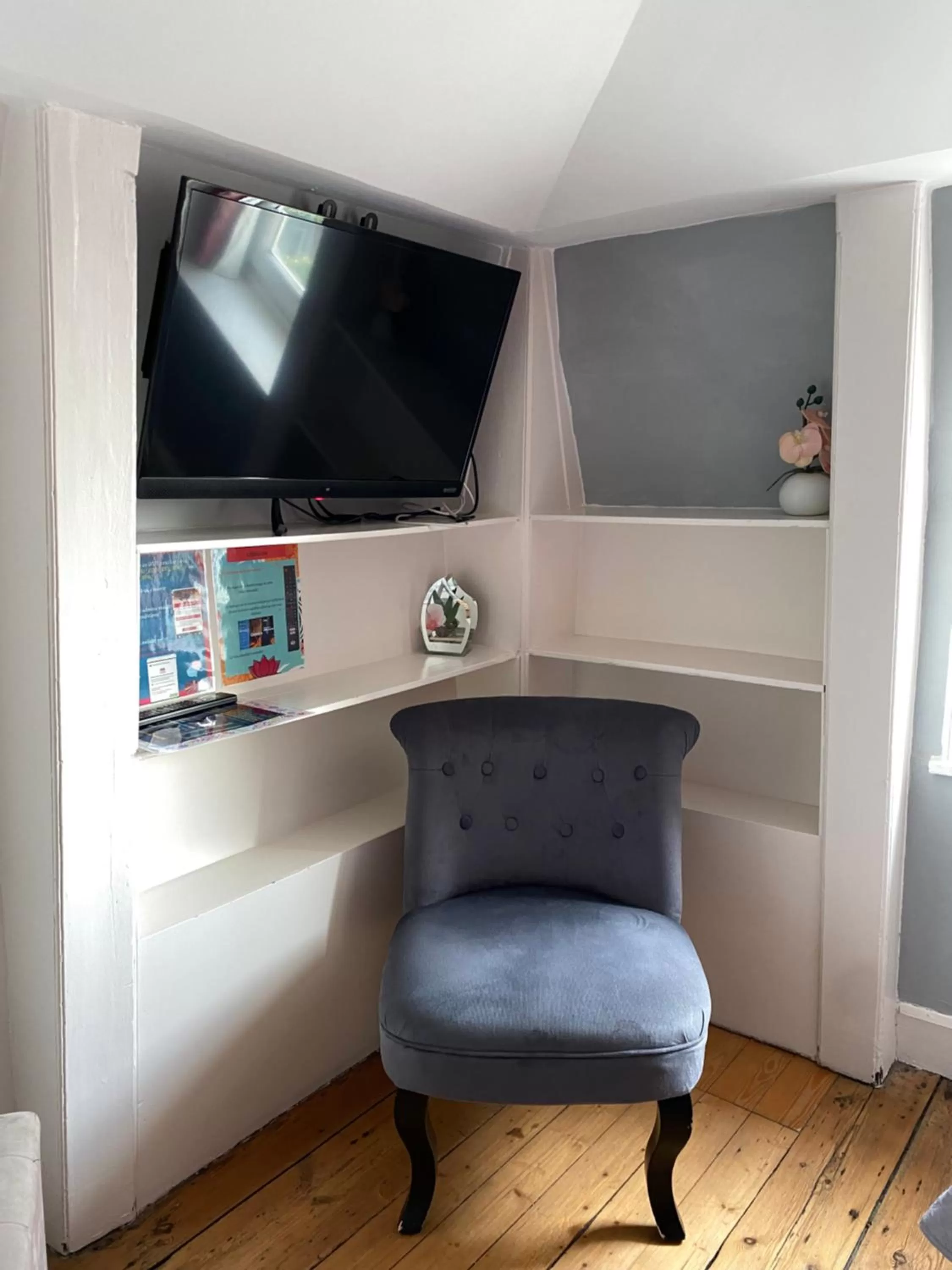 TV and multimedia in Chambres d'Hôtes Au coin du spa