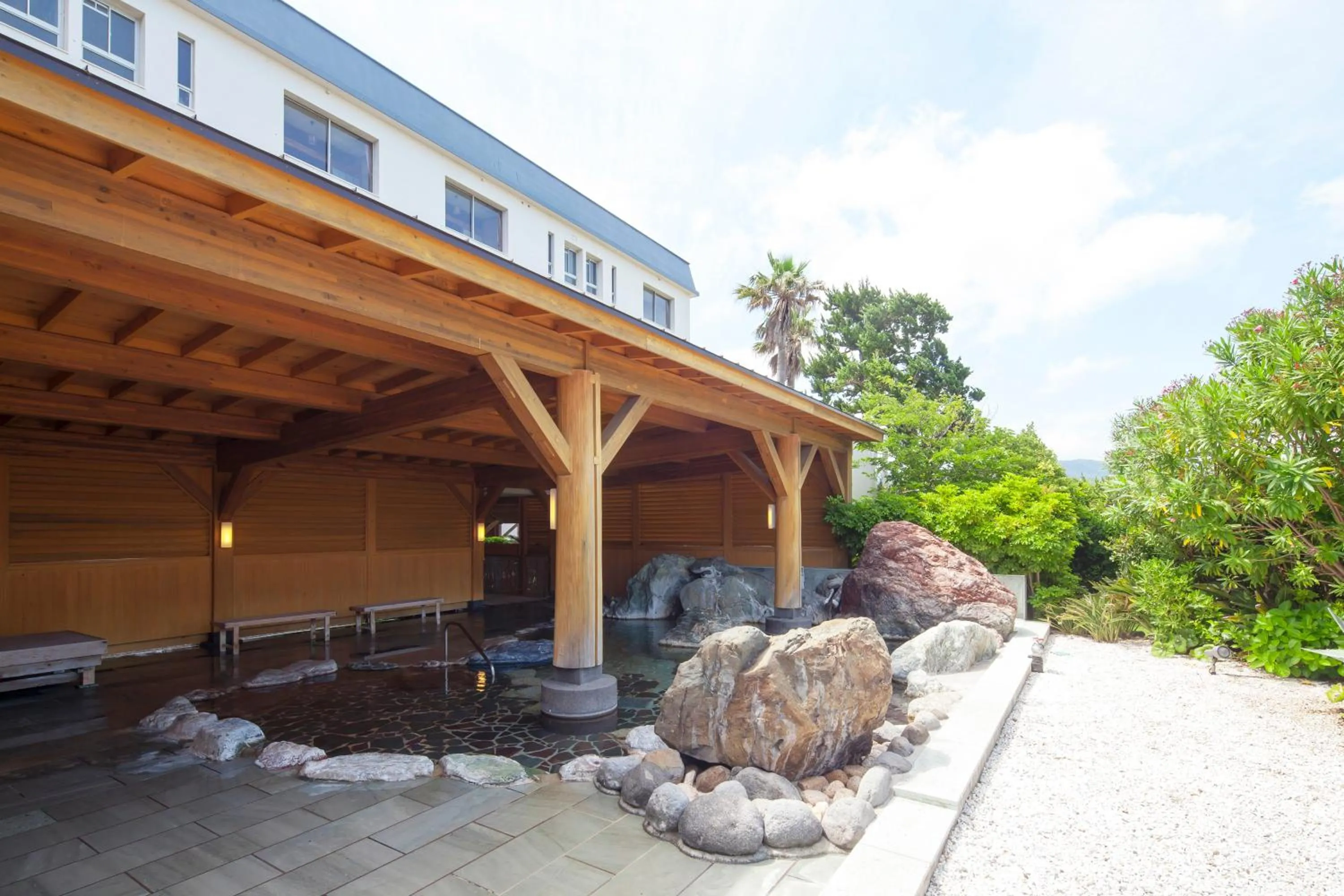 Hot Spring Bath in Hotel Izukyu
