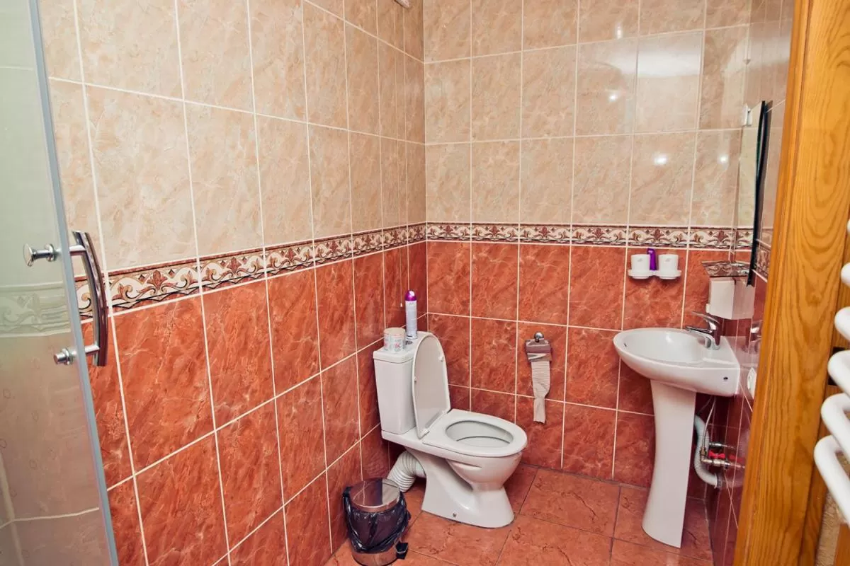 Shower in Filvarok Hotel