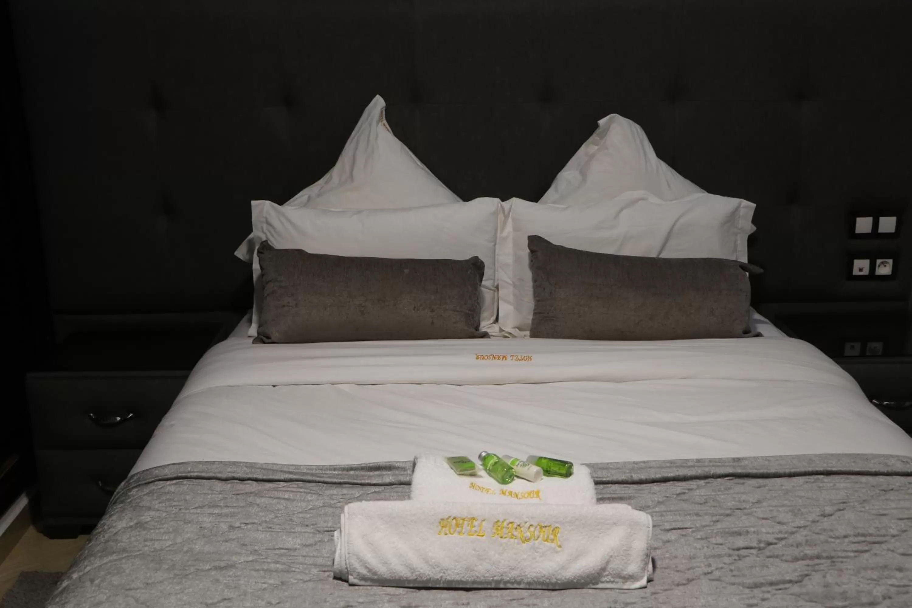 Bed in Hôtel Mansour