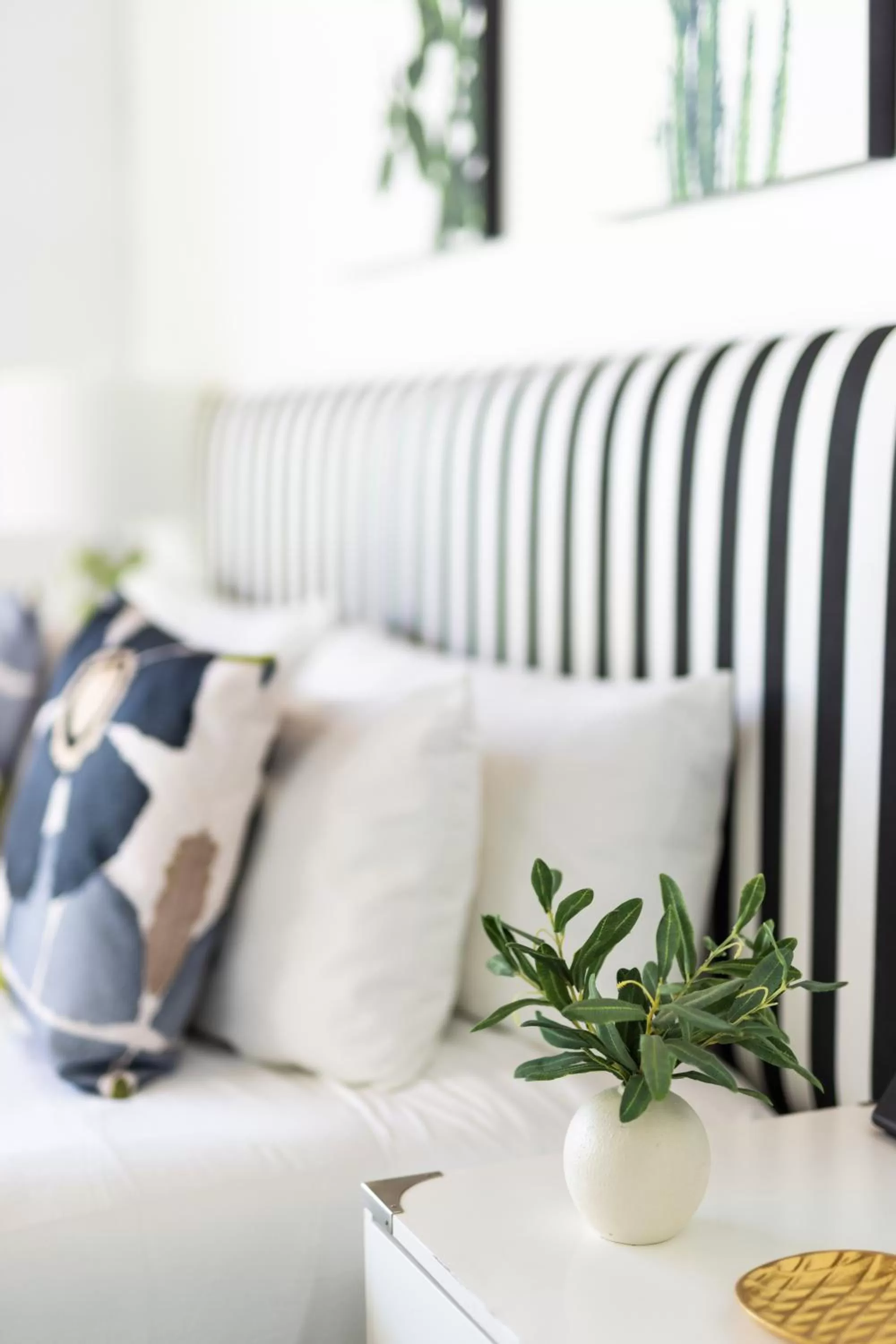 Bed in The Three Fifty Hotel