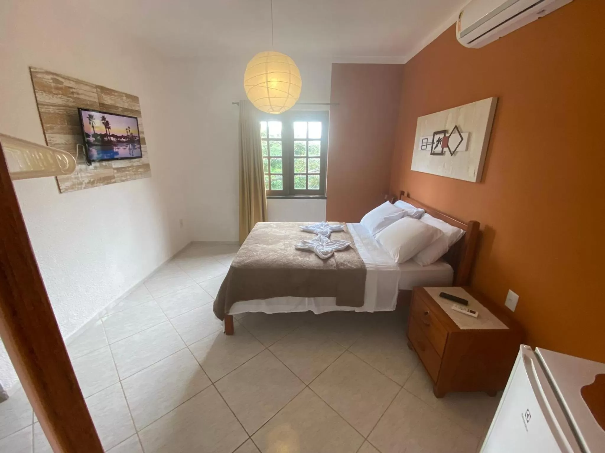 Bed in Refúgio Pousada Fortaleza