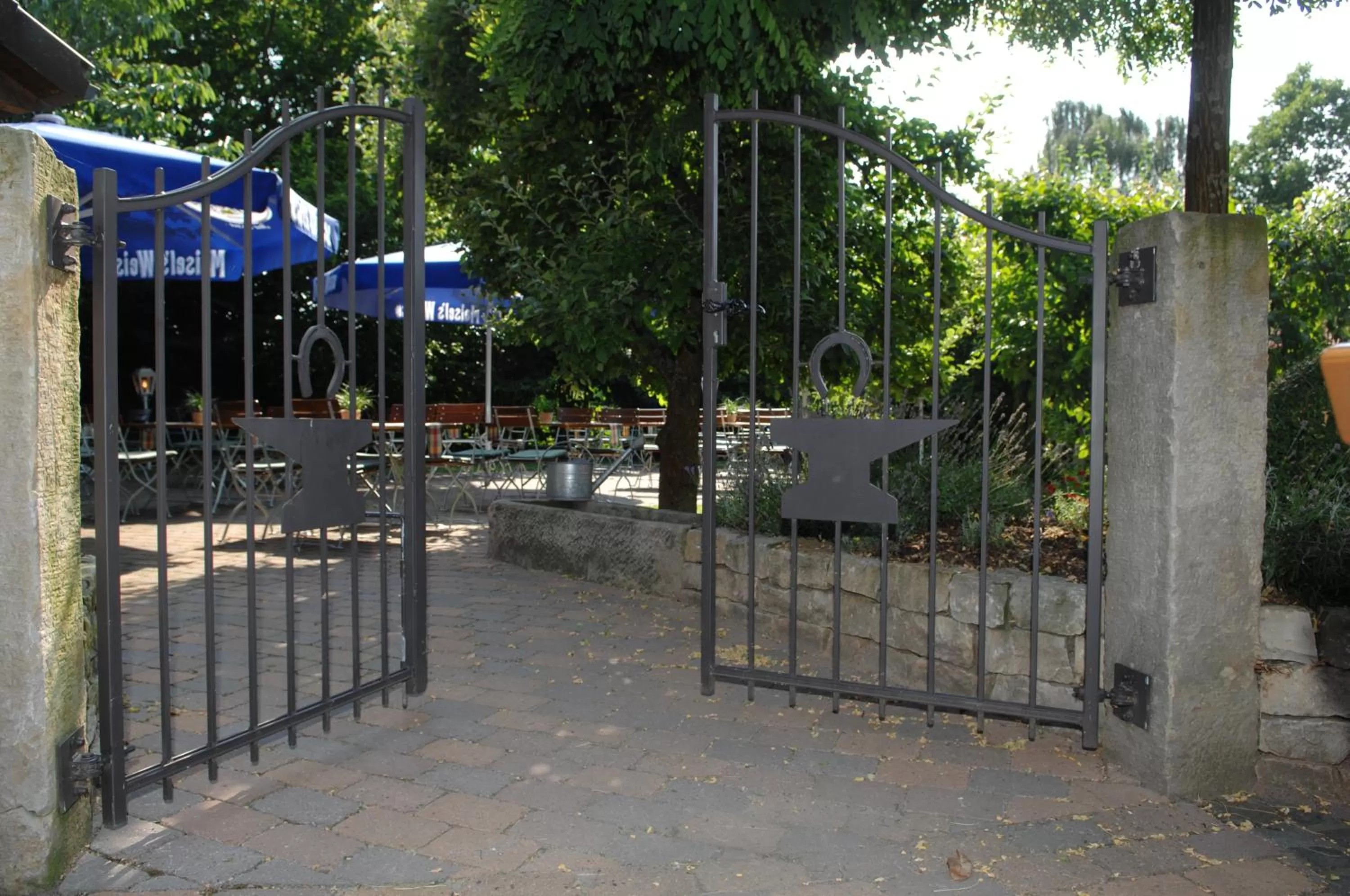 Patio in Romantik Hotel Schmiedegasthaus Gehrke