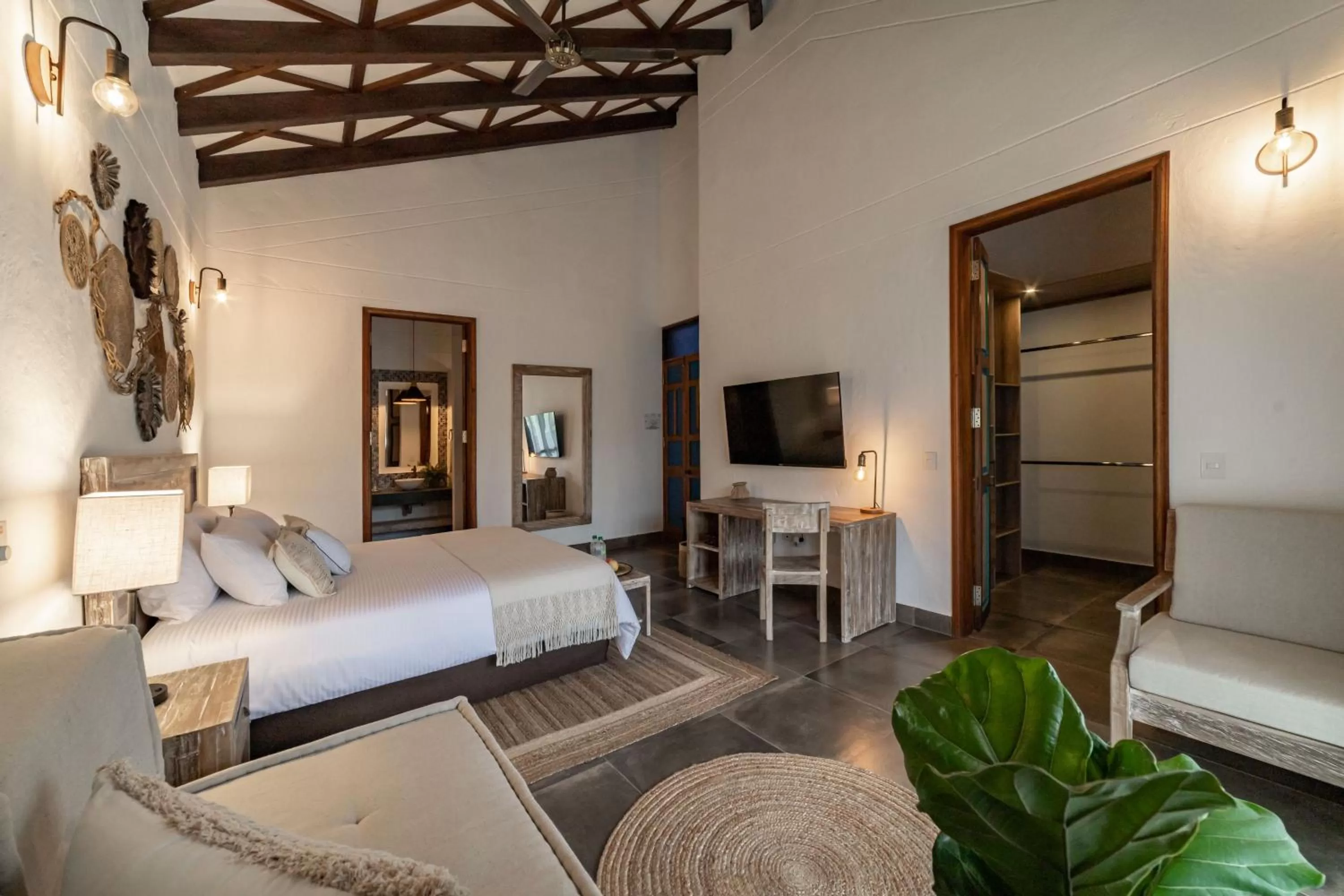 Bed in Casa Jacaranda Hotel Boutique