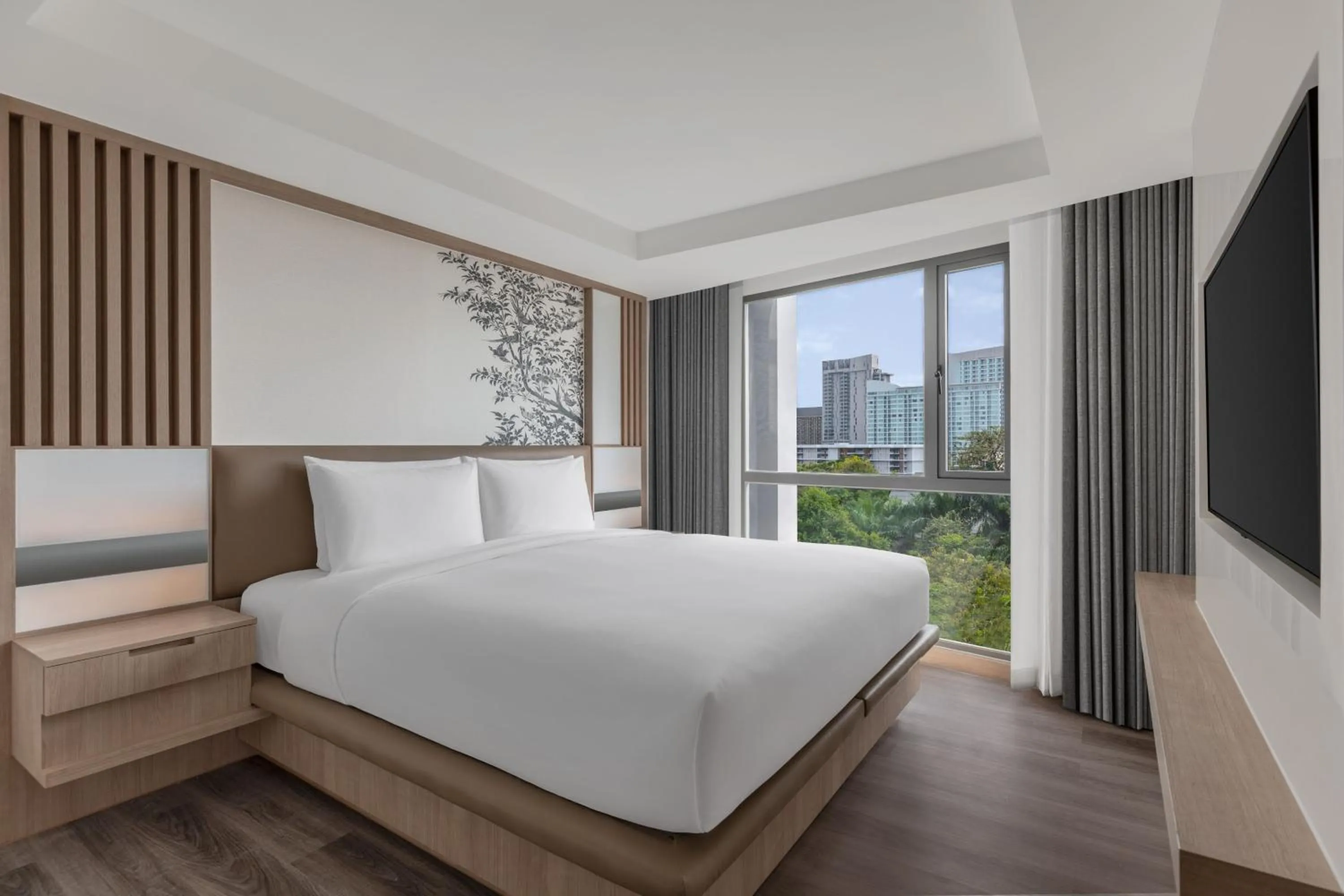 Bedroom, Bed in Courtyard by Marriott North Pattaya