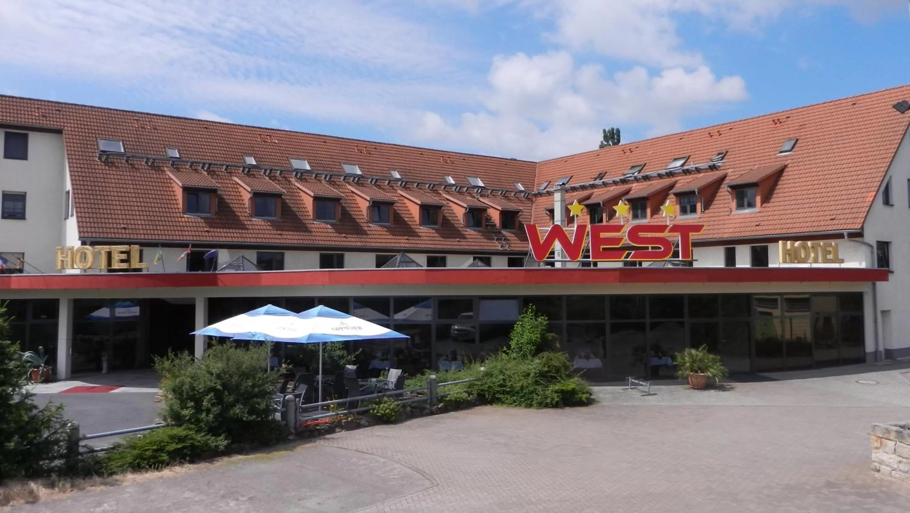 Property building in WEST Hotel an der Sächsischen Weinstrasse