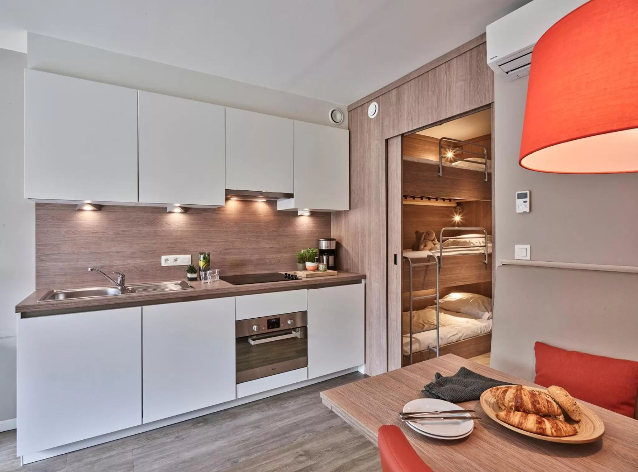 Kitchen or kitchenette in Green Resort Limburg