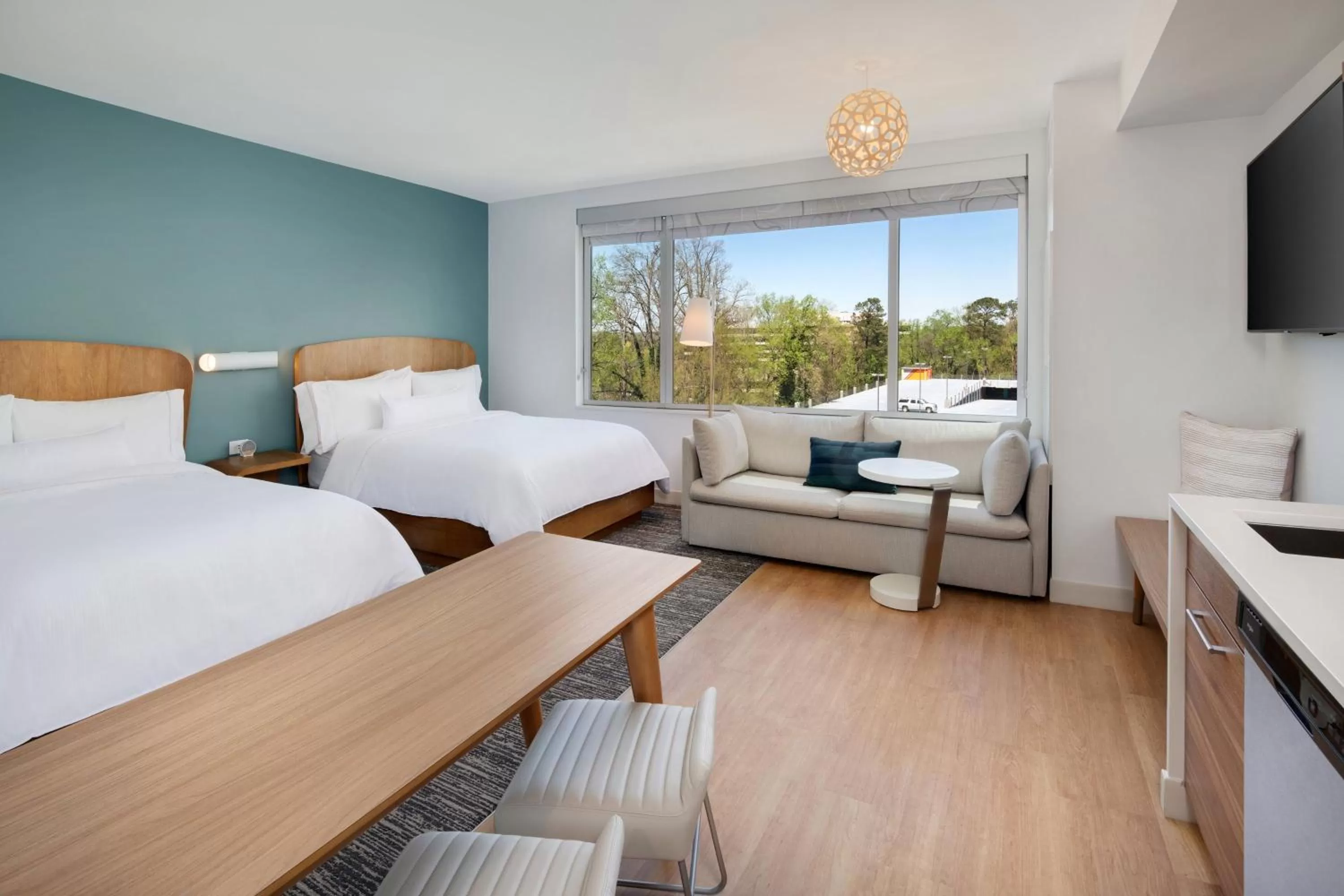 Bedroom, Bed in Element Atlanta Buckhead