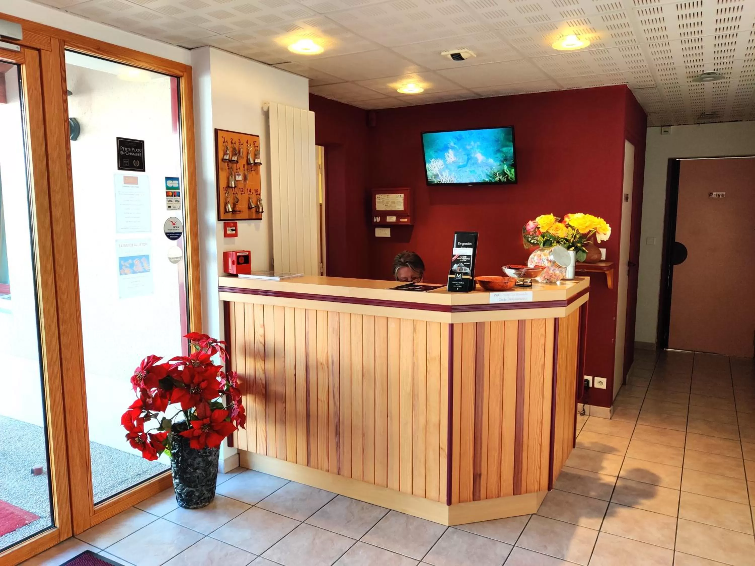 Lobby or reception in Hotel La Bosselle