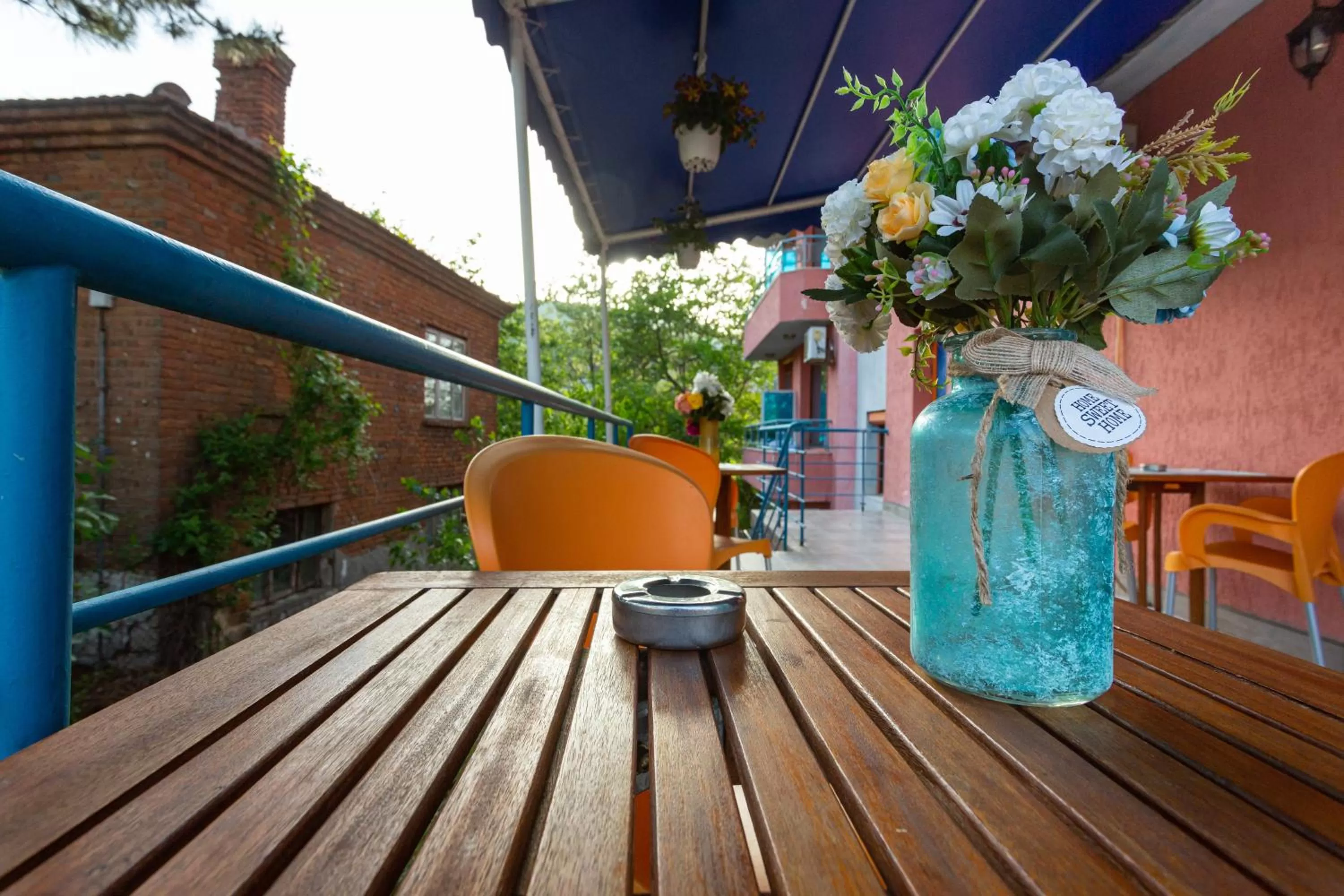 Patio in Family Hotel Jemelly