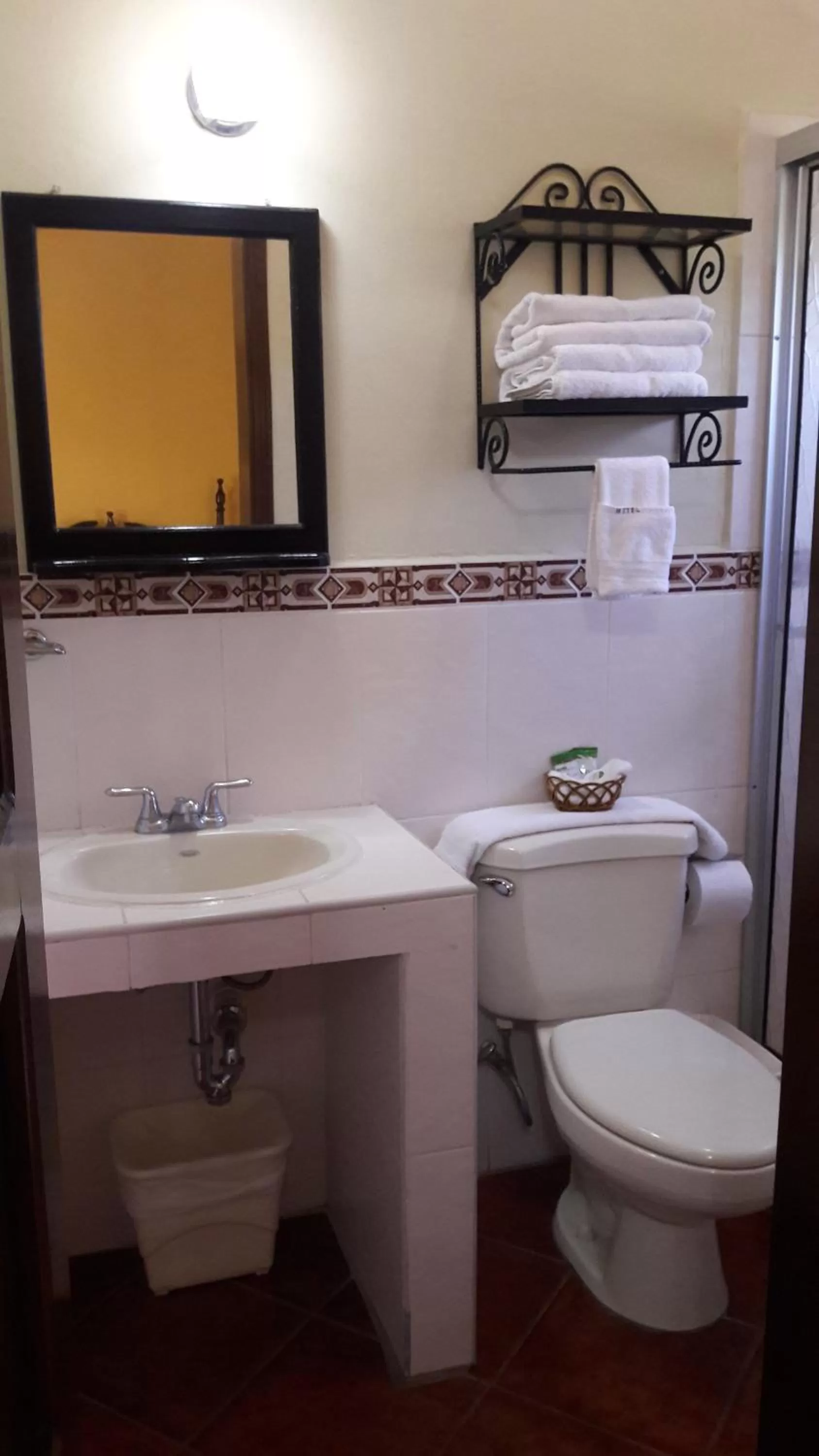 Toilet in Hotel Acropolis Maya