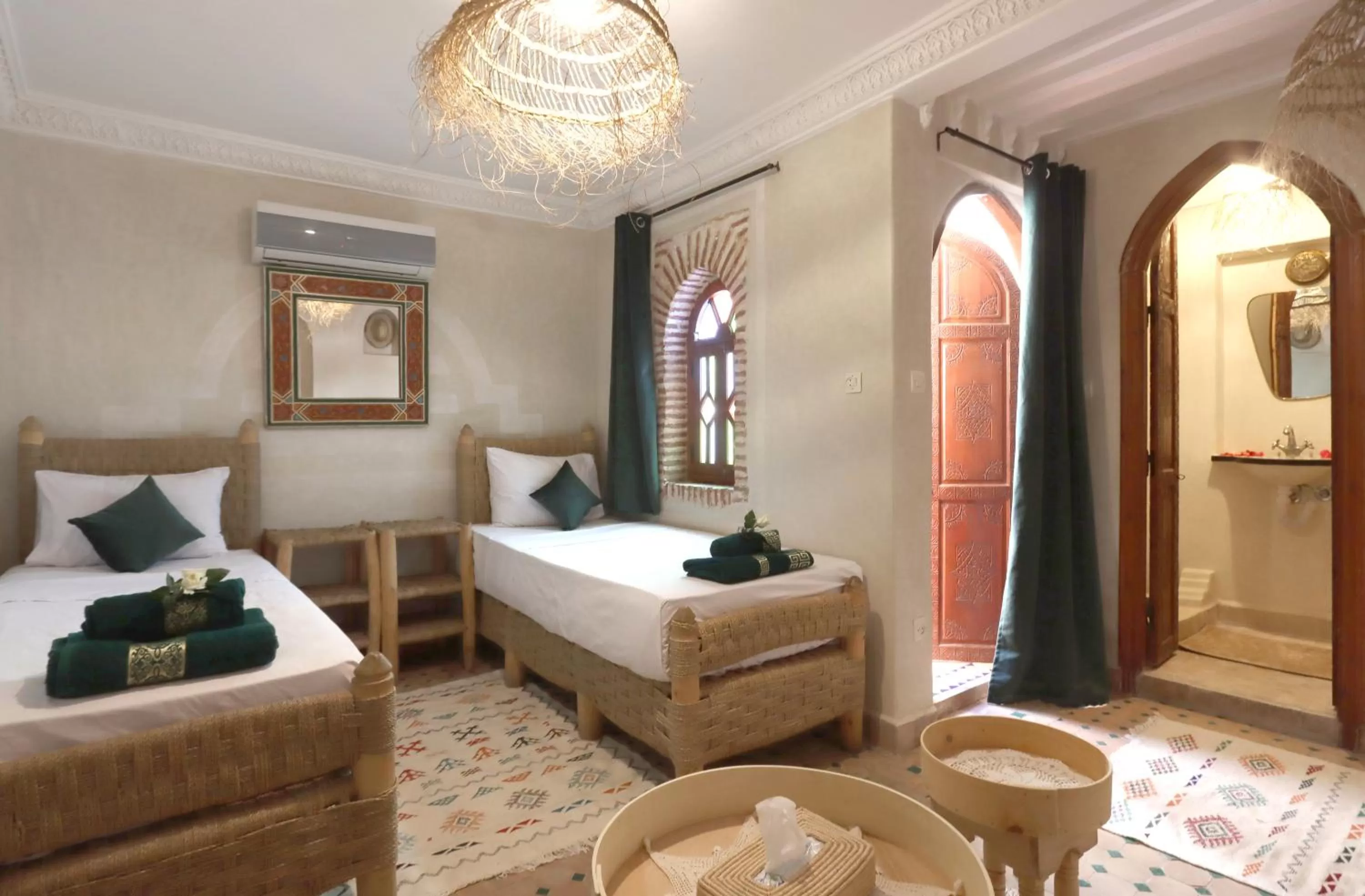 Bed in Riad Venezia