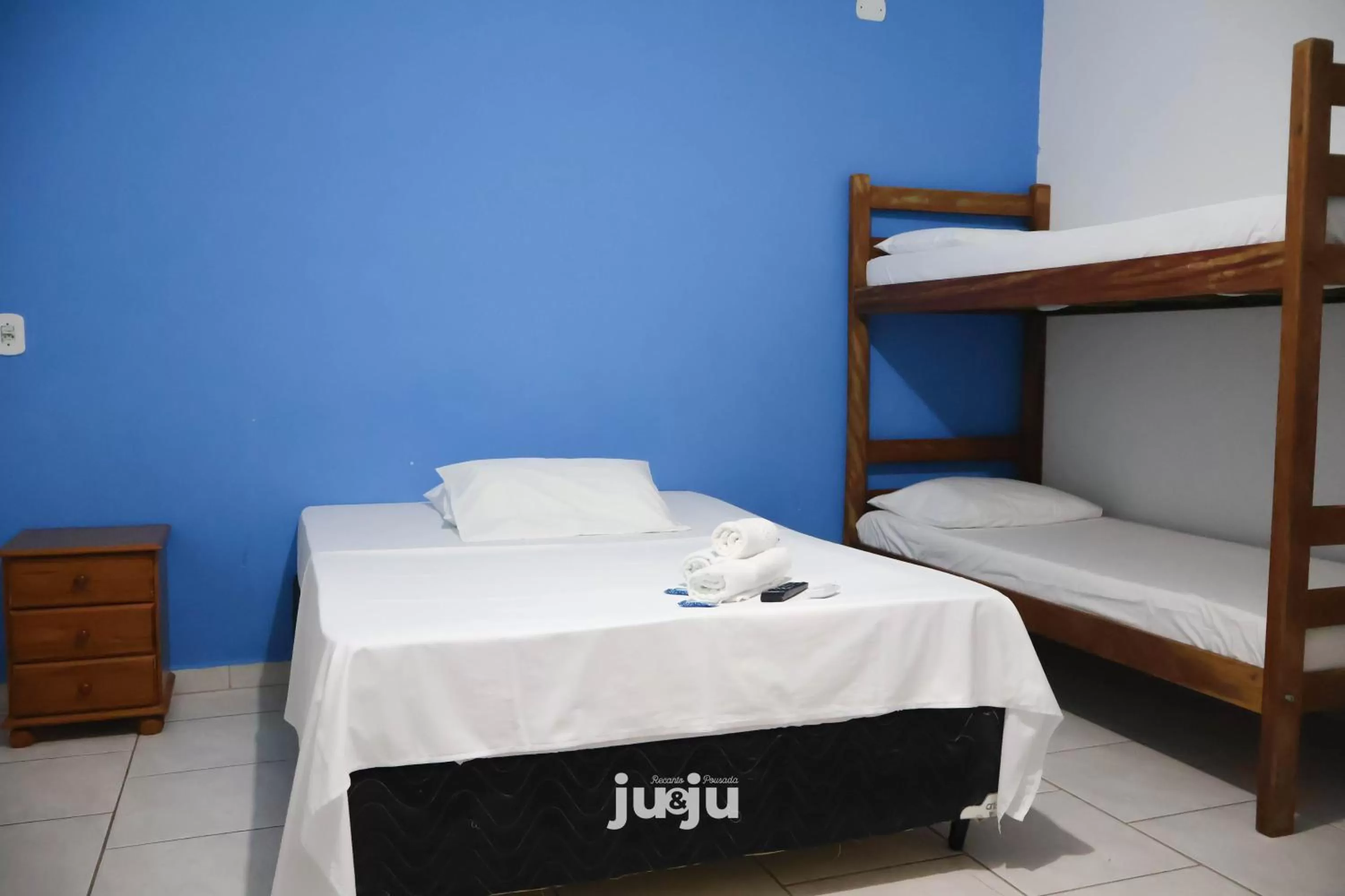 Bed in Pousada Ju&Ju à 400 mts DA PRAIA