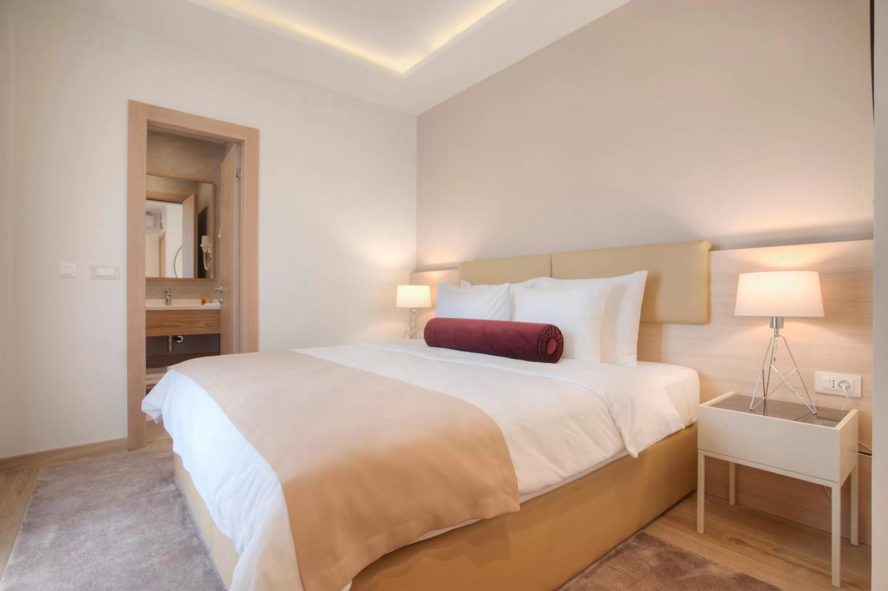 Bed in Hotel Villa Gracia